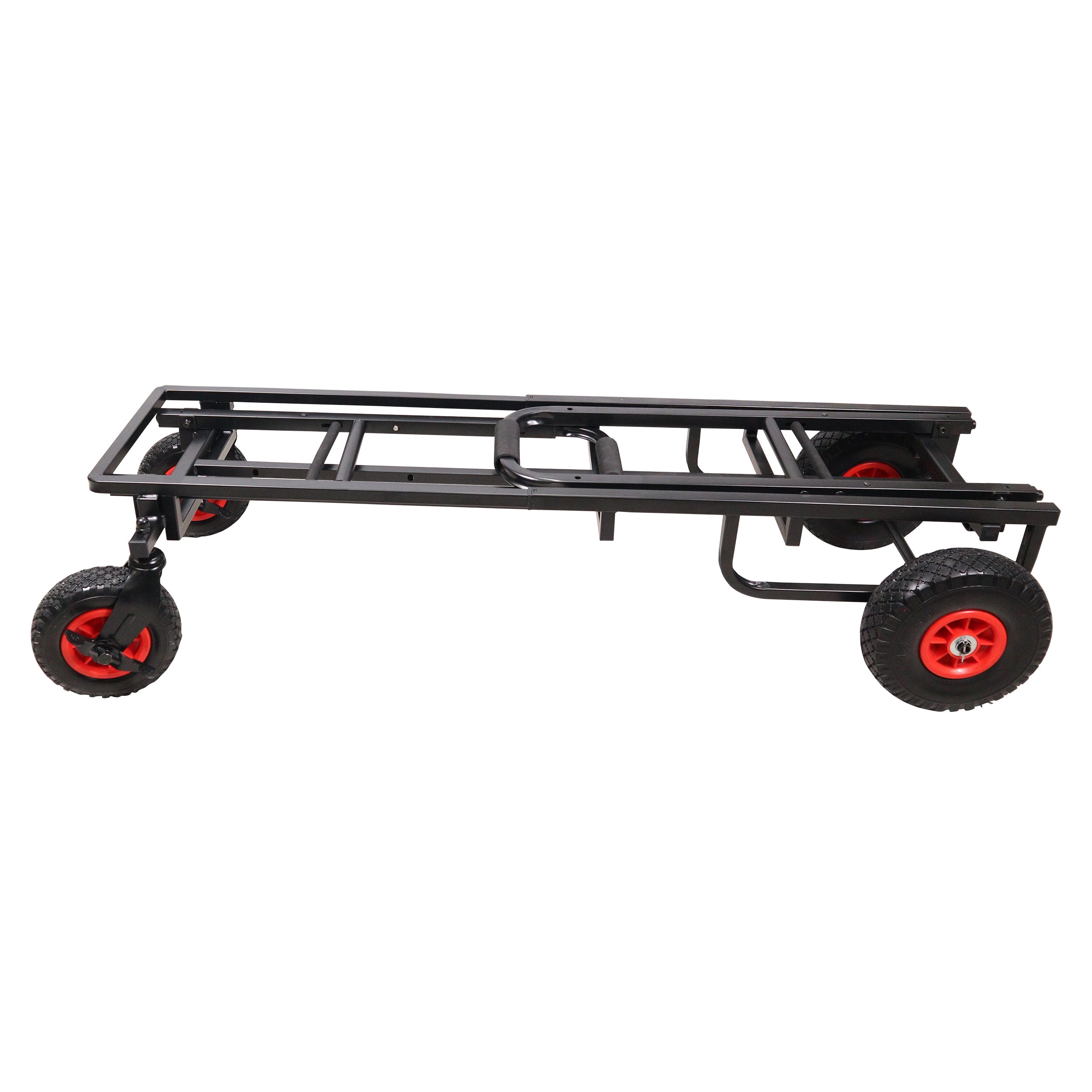 ROLL & RUN Folding 8-in-1 Multi-Cart Rolling Utility Dolly Height Adjustable Rolling Hand Truck
