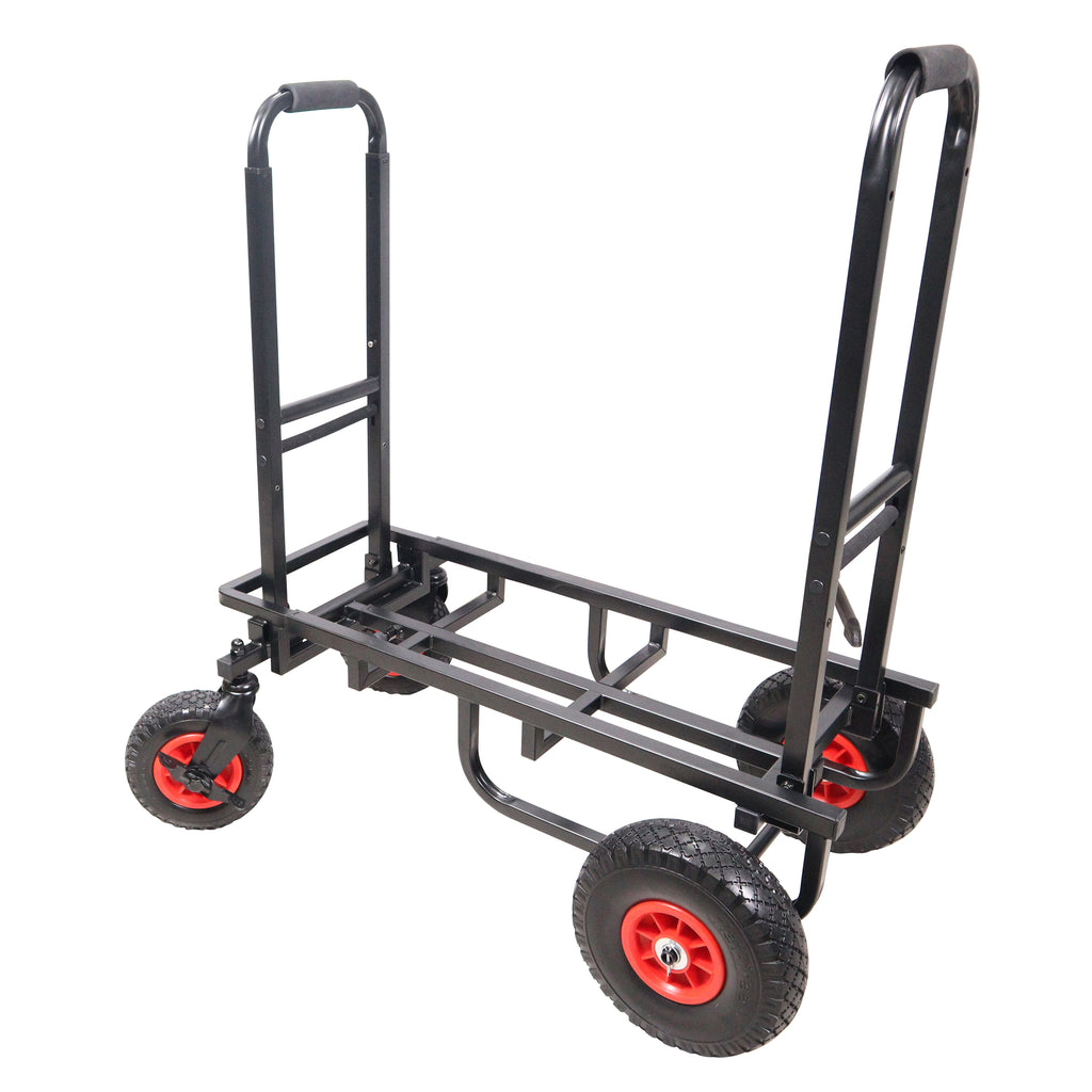 ROLL & RUN Folding 8-in-1 Multi-Cart Rolling Utility Dolly Height Adjustable Rolling Hand Truck