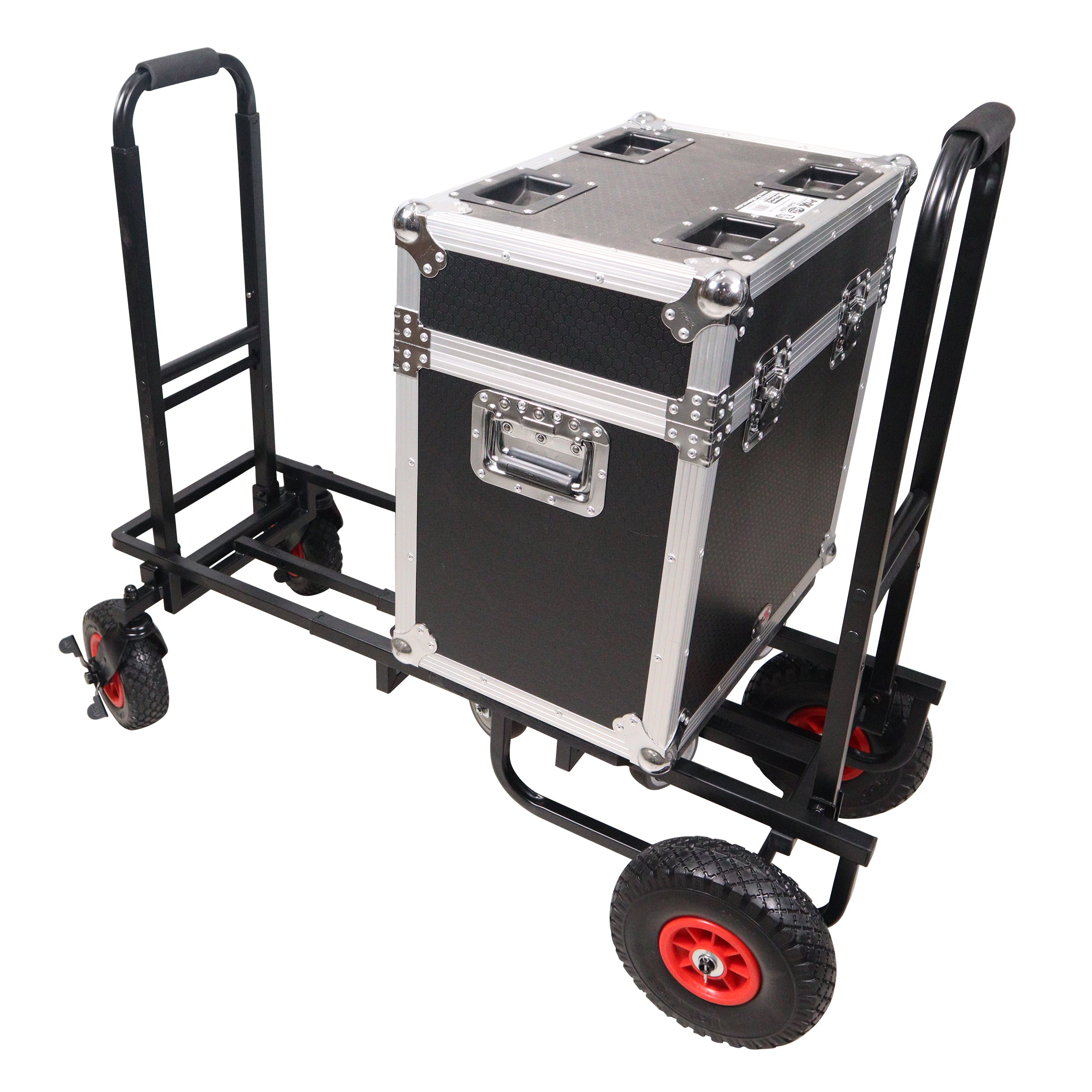 ROLL & RUN Folding 8-in-1 Multi-Cart Rolling Utility Dolly Height Adjustable Rolling Hand Truck
