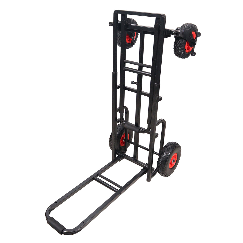ROLL & RUN Folding 8-in-1 Multi-Cart Rolling Utility Dolly Height Adjustable Rolling Hand Truck