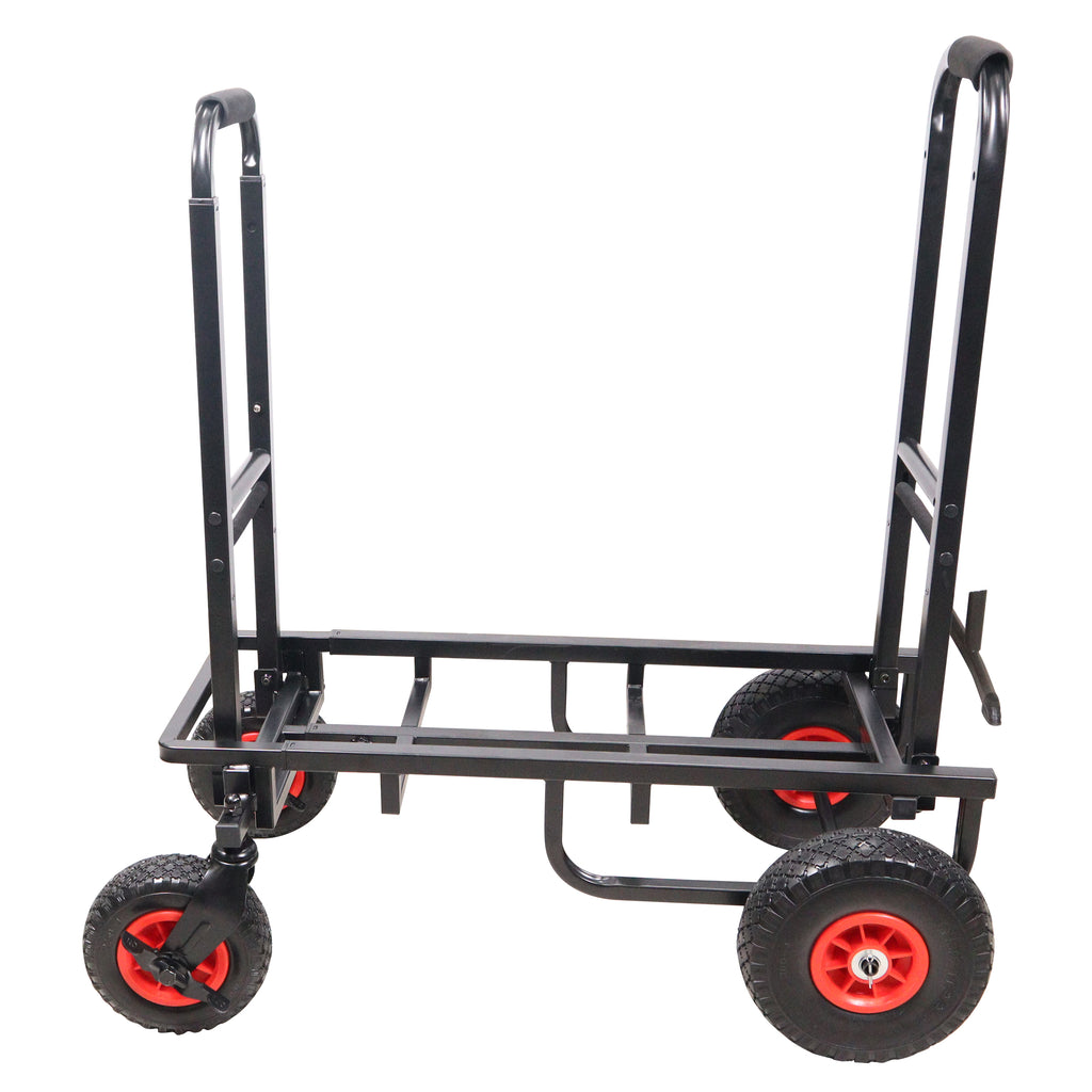 ROLL & RUN Folding 8-in-1 Multi-Cart Rolling Utility Dolly Height Adjustable Rolling Hand Truck