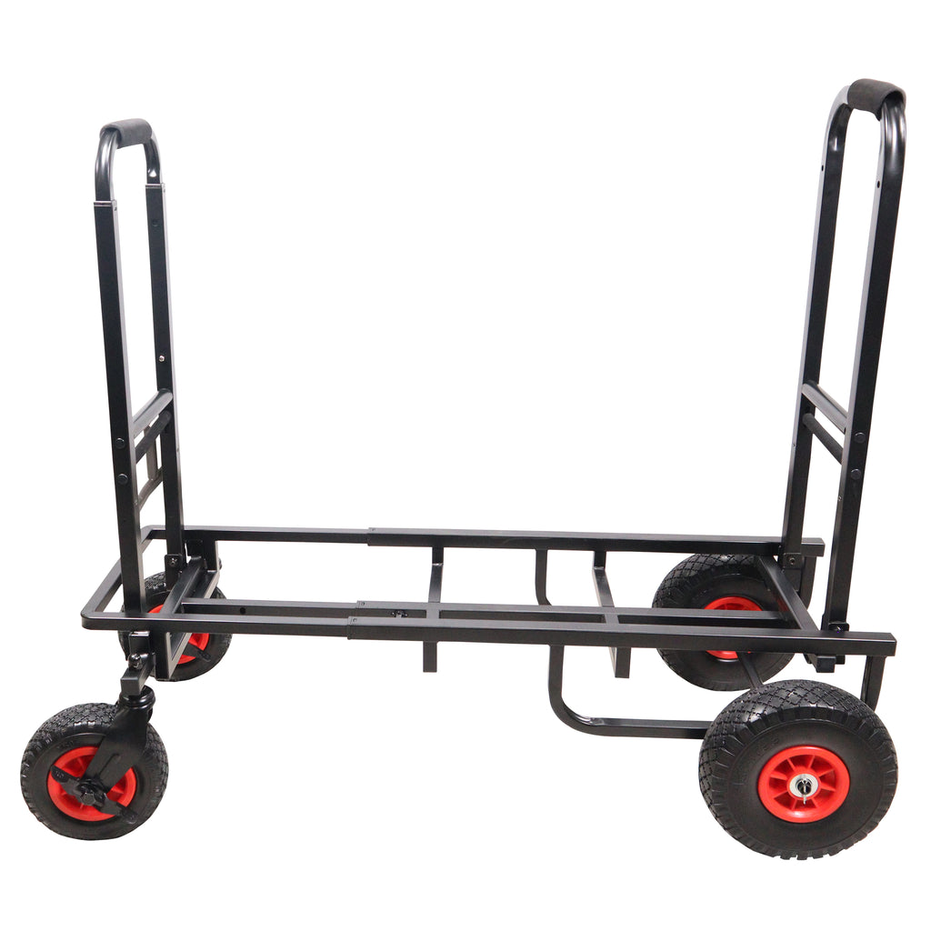 ROLL & RUN Folding 8-in-1 Multi-Cart Rolling Utility Dolly Height Adjustable Rolling Hand Truck