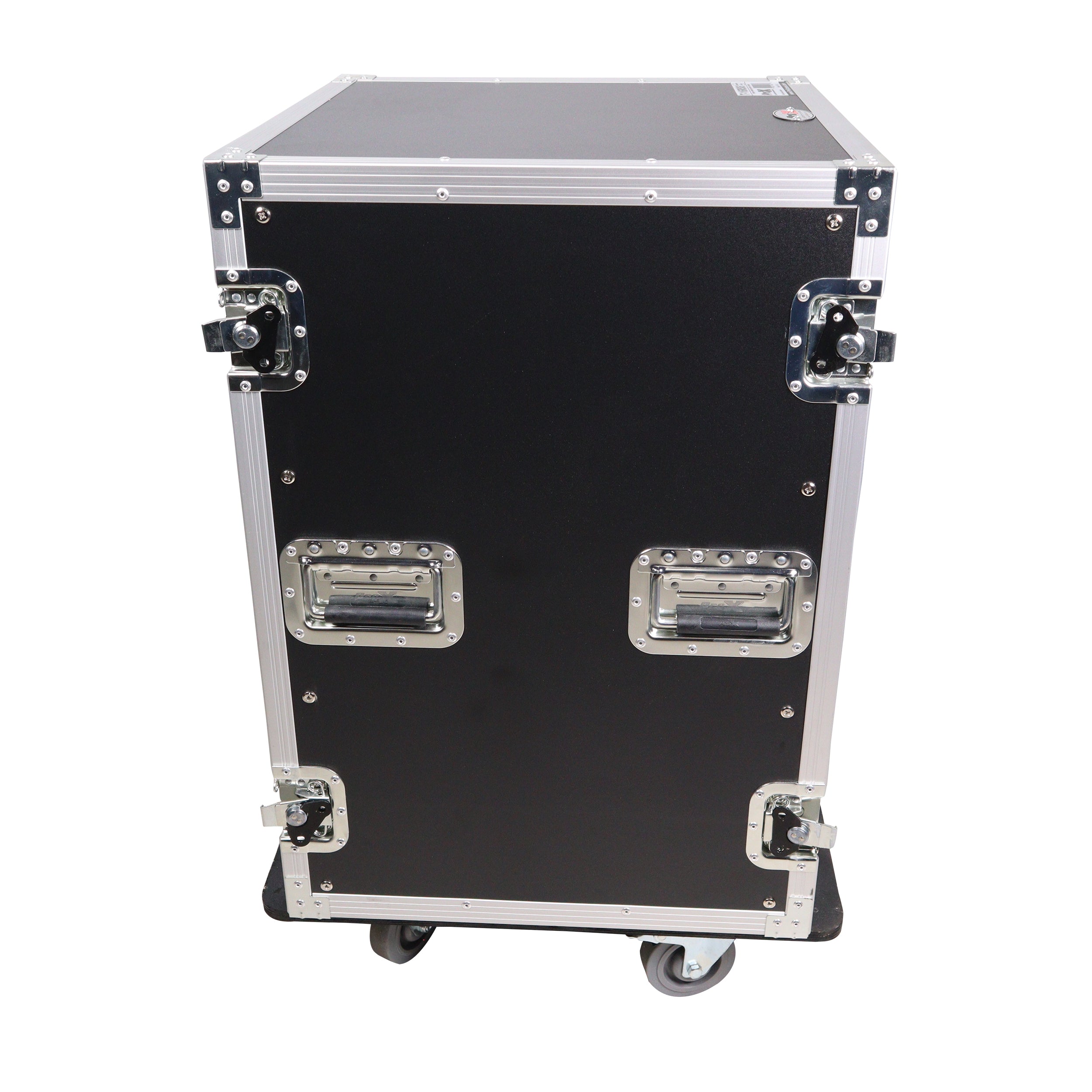14U Vertical Amp Rack Mount Flight Case with Caster Wheels