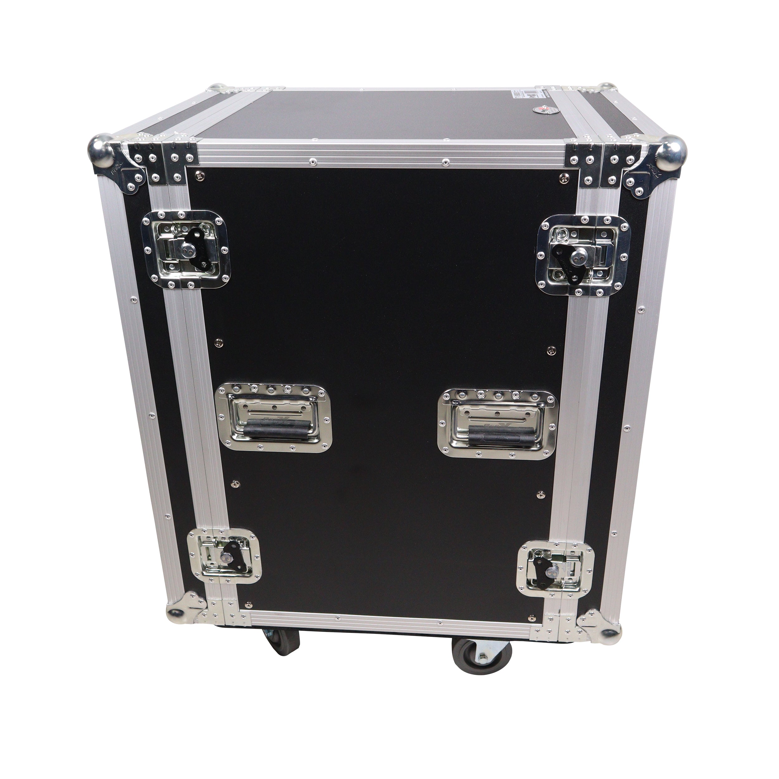 14U Vertical Amp Rack Mount Flight Case with Caster Wheels