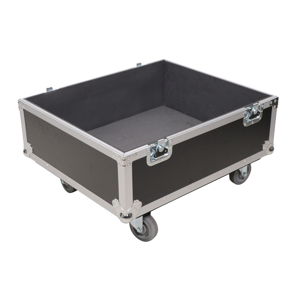 Universal ATA Speaker Flight Case for 2xQSC KLA12 LA112 FBT HORIZON VHA 112SA, Mackie DRM12A and similar sizes 30x26x22 in