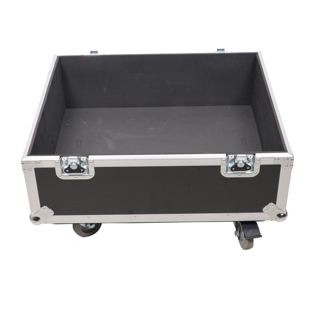 Universal ATA Speaker Flight Case for 2xQSC KLA12 LA112 FBT HORIZON VHA 112SA, Mackie DRM12A and similar sizes 30x26x22 in