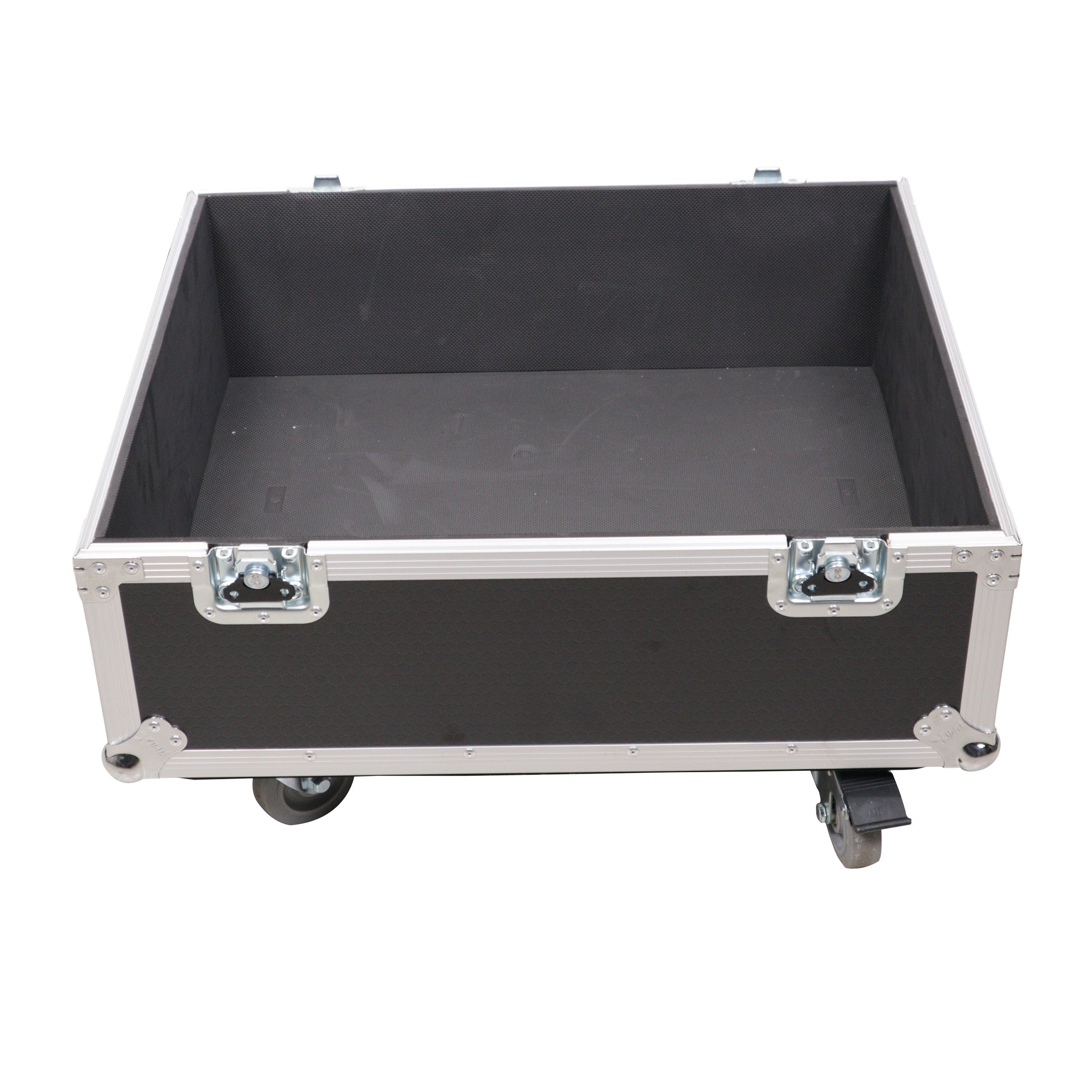 Universal ATA Speaker Flight Case for 2xQSC KLA12 LA112 FBT HORIZON VHA 112SA, Mackie DRM12A and similar sizes 30x26x22 in