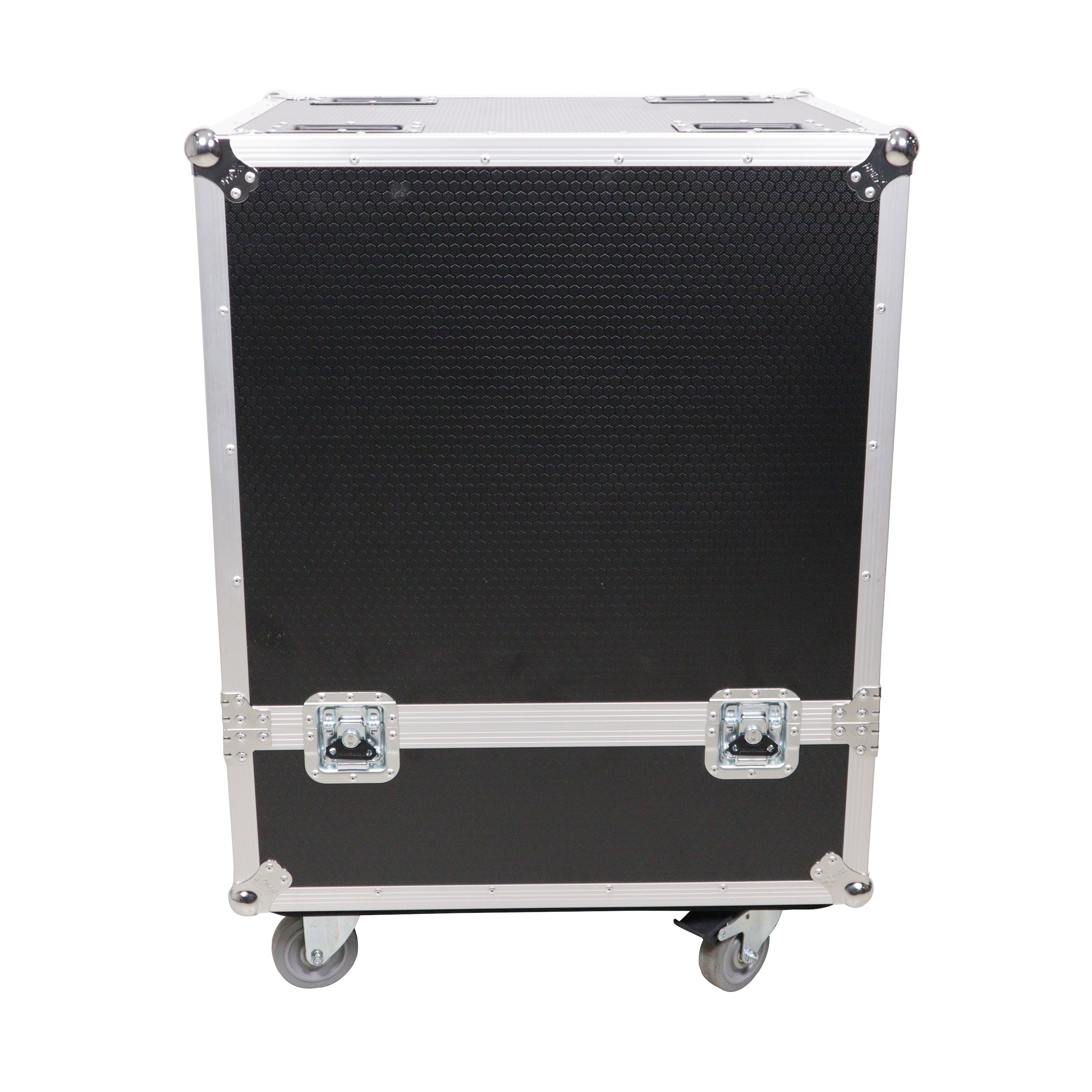 Universal ATA Speaker Flight Case for 2xQSC KLA12 LA112 FBT HORIZON VHA 112SA, Mackie DRM12A and similar sizes 30x26x22 in