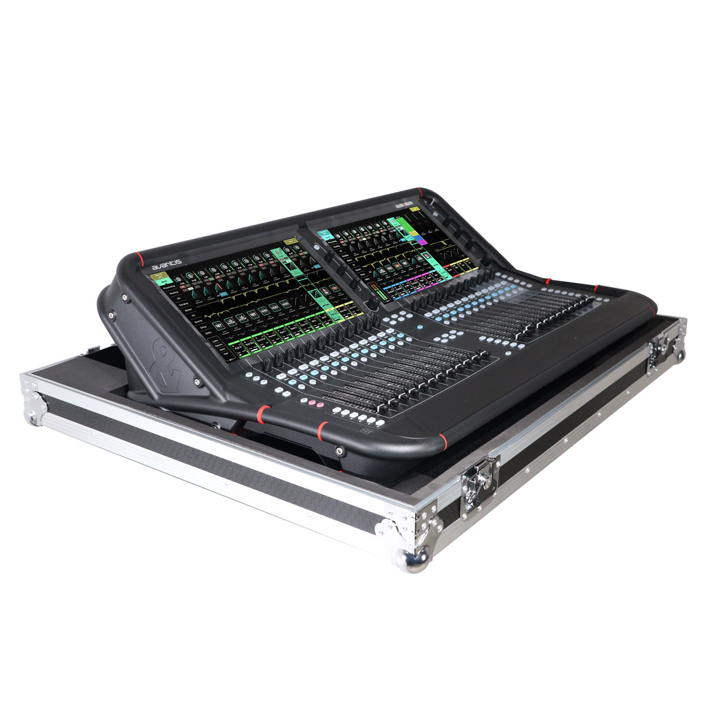 Fits Allen & Heath AVANTIS  Digital Mixer Console Flight Case w Low Profile Wheels