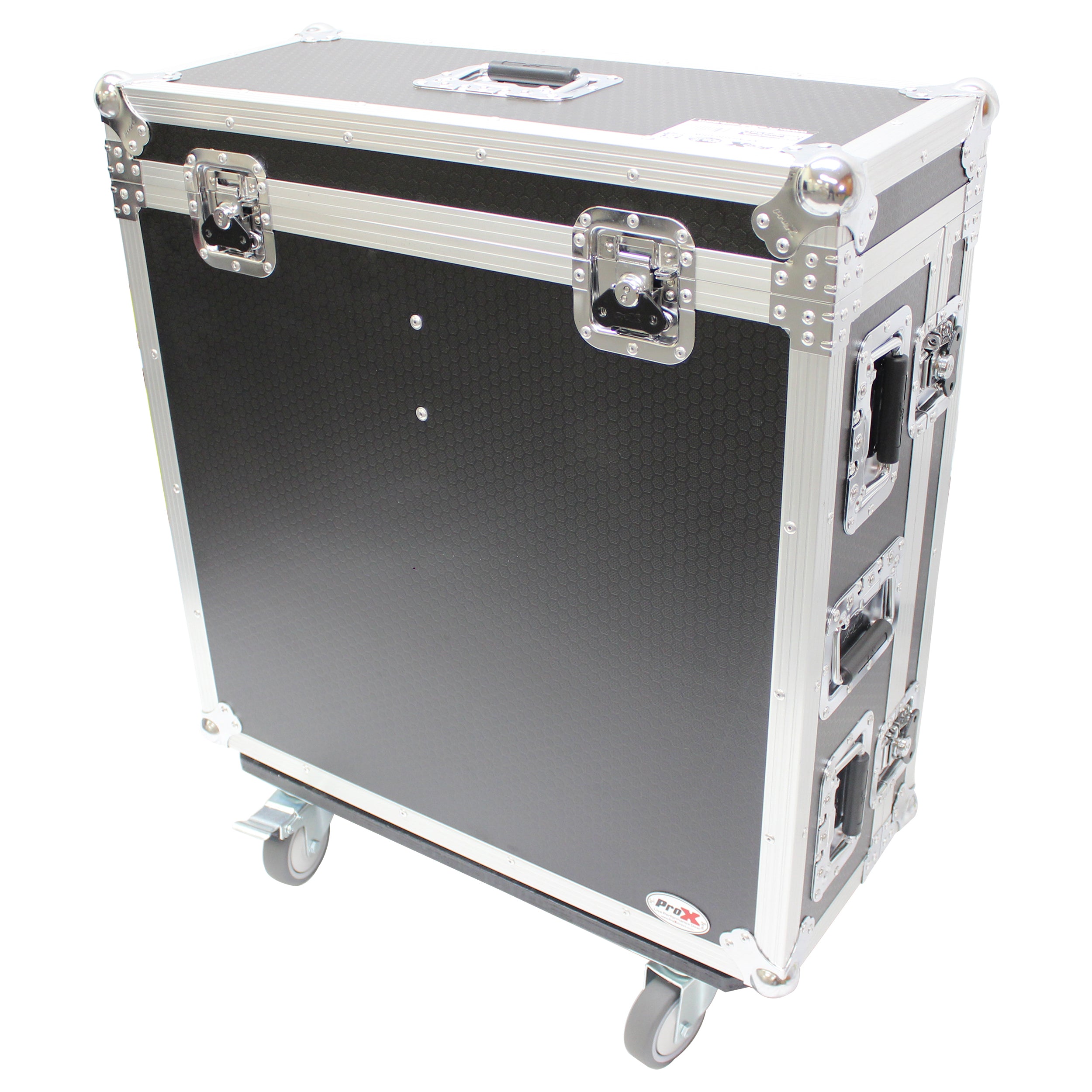 ATA Digital Audio Mixer Flight Case for Allen & Heath SQ5 Console with Doghouse compartment and Caster wheels