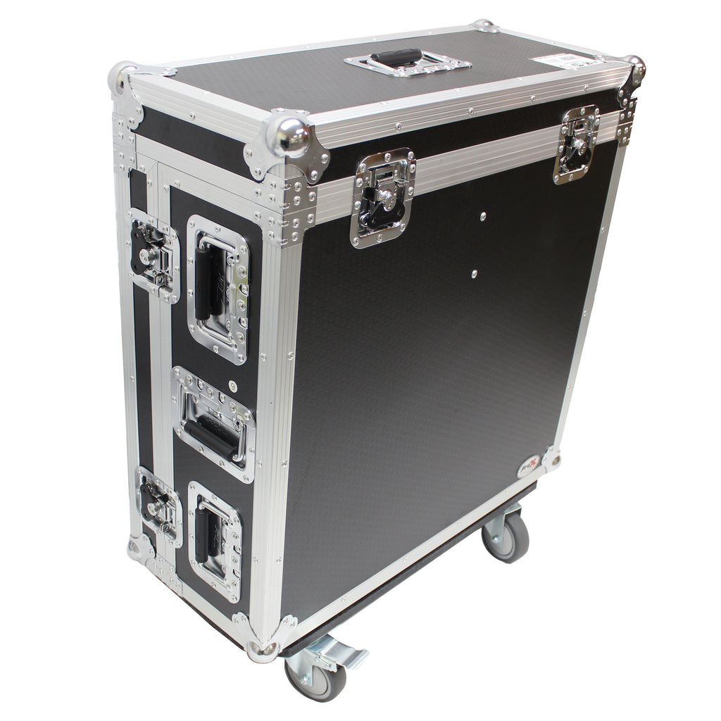 ATA Digital Audio Mixer Flight Case for Allen & Heath SQ6 Console with Doghouse compartment and Caster wheels