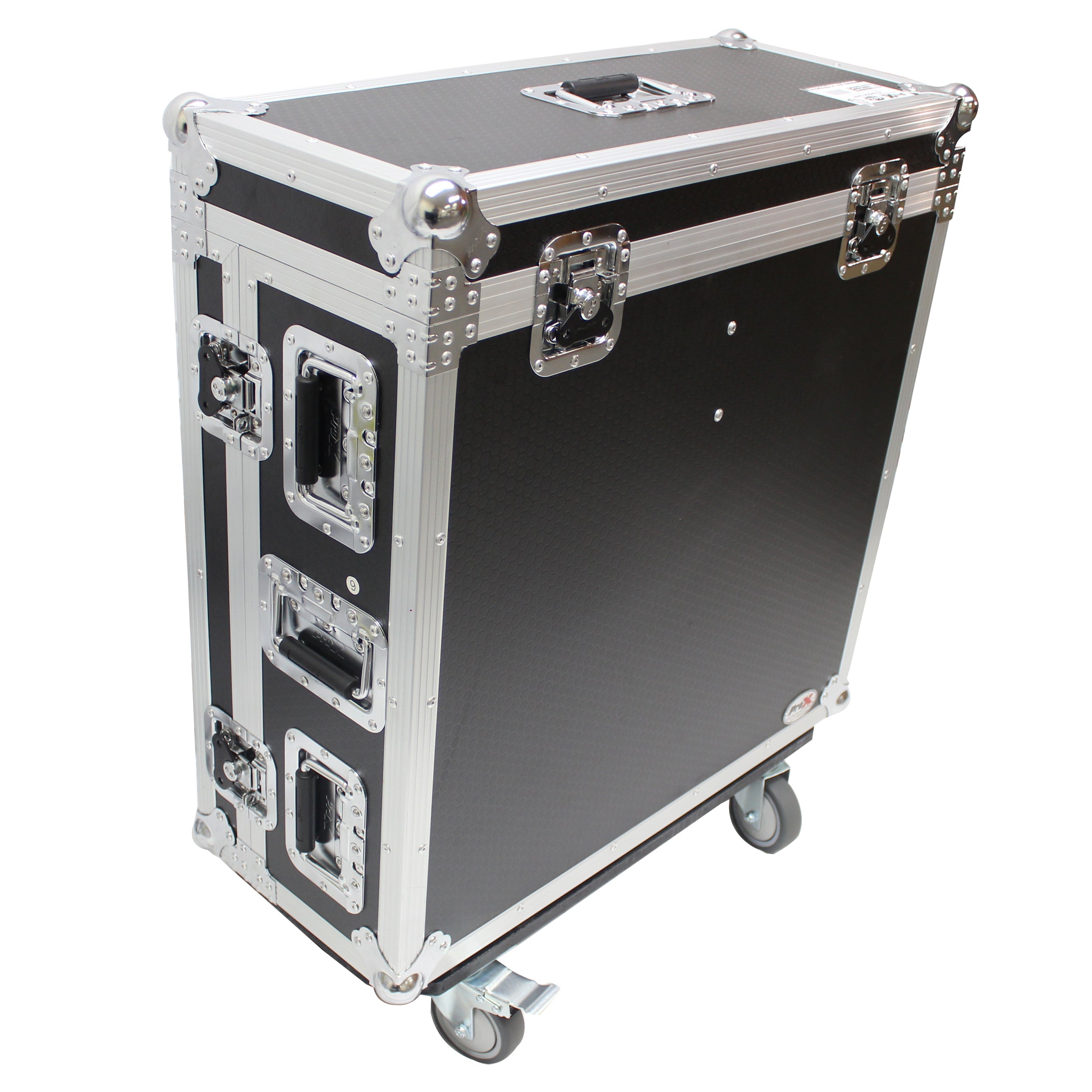ATA Digital Audio Mixer Flight Case for Allen & Heath SQ6 Console with Doghouse compartment and Caster wheels