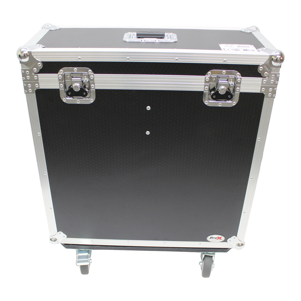 ATA Digital Audio Mixer Flight Case for Allen & Heath SQ6 Console with Doghouse compartment and Caster wheels