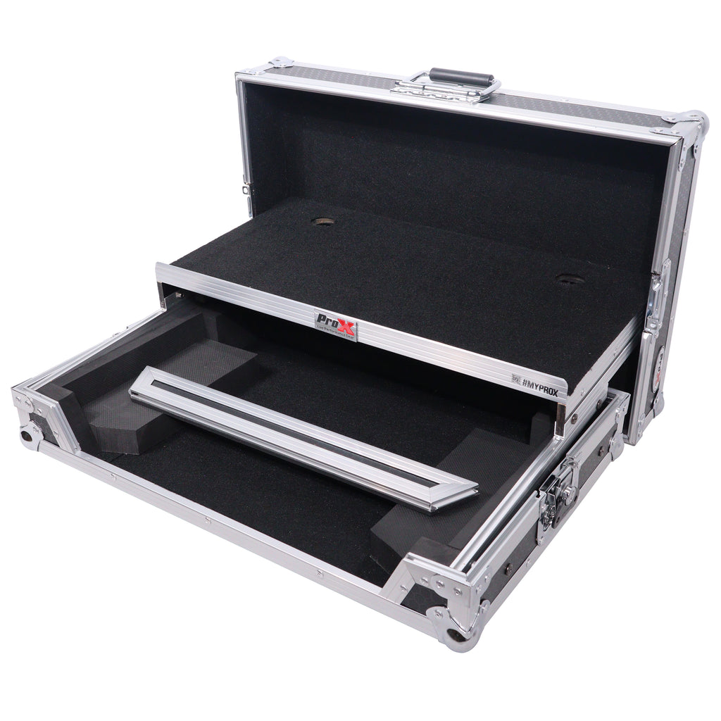 ATA Flight Road Case For Pioneer DDJ-FLX4 DDJ-400 DDJ-SB3 DJ Controller with Laptop Shelf