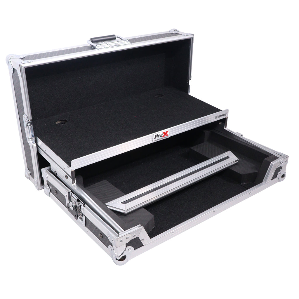ATA Flight Road Case For Pioneer DDJ-FLX4 DDJ-400 DDJ-SB3 DJ Controller with Laptop Shelf