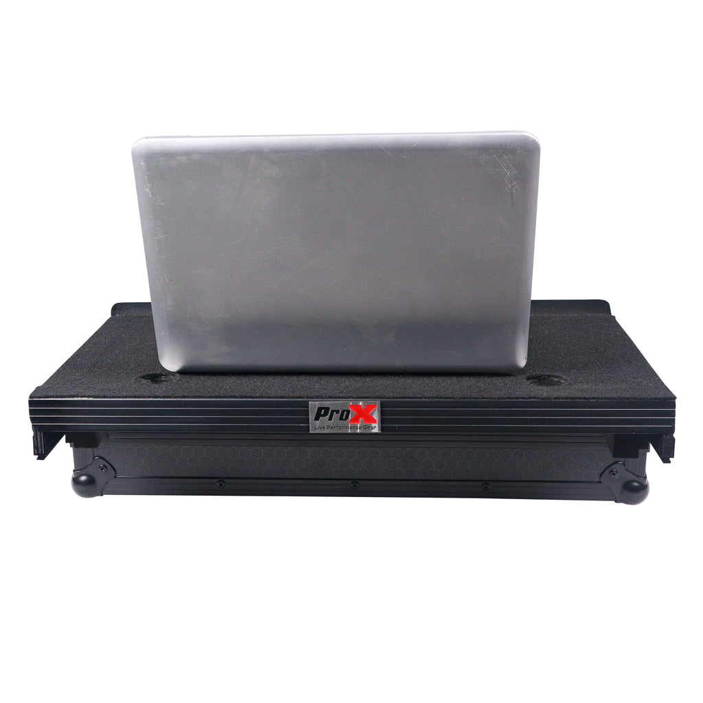 ATA Flight Road Case For Pioneer DDJ-FLX4 DDJ-SB3 DDJ-400 DJ Controller with Laptop Shelf - Black Finish