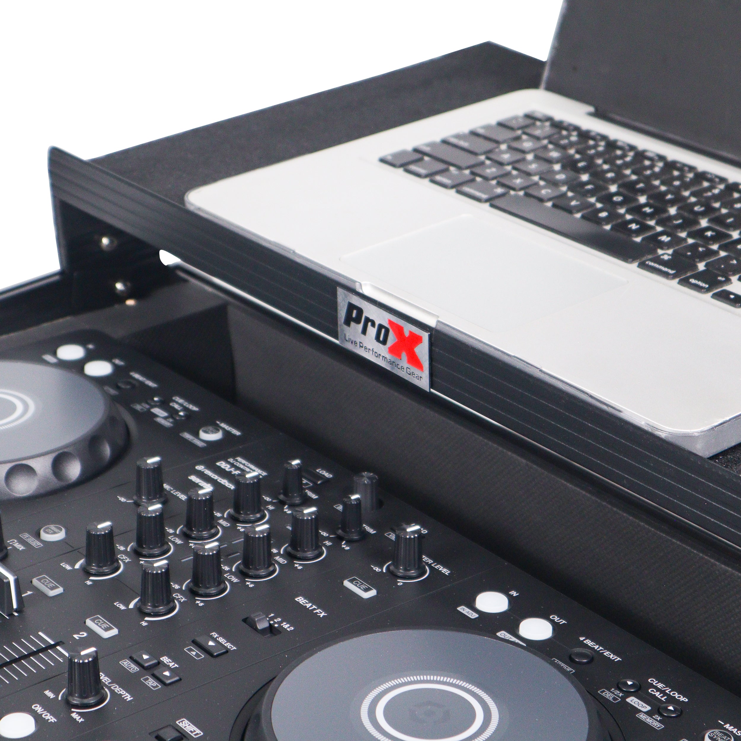 ATA Flight Road Case For Pioneer DDJ-FLX4 DDJ-SB3 DDJ-400 DJ Controller with Laptop Shelf - Black Finish