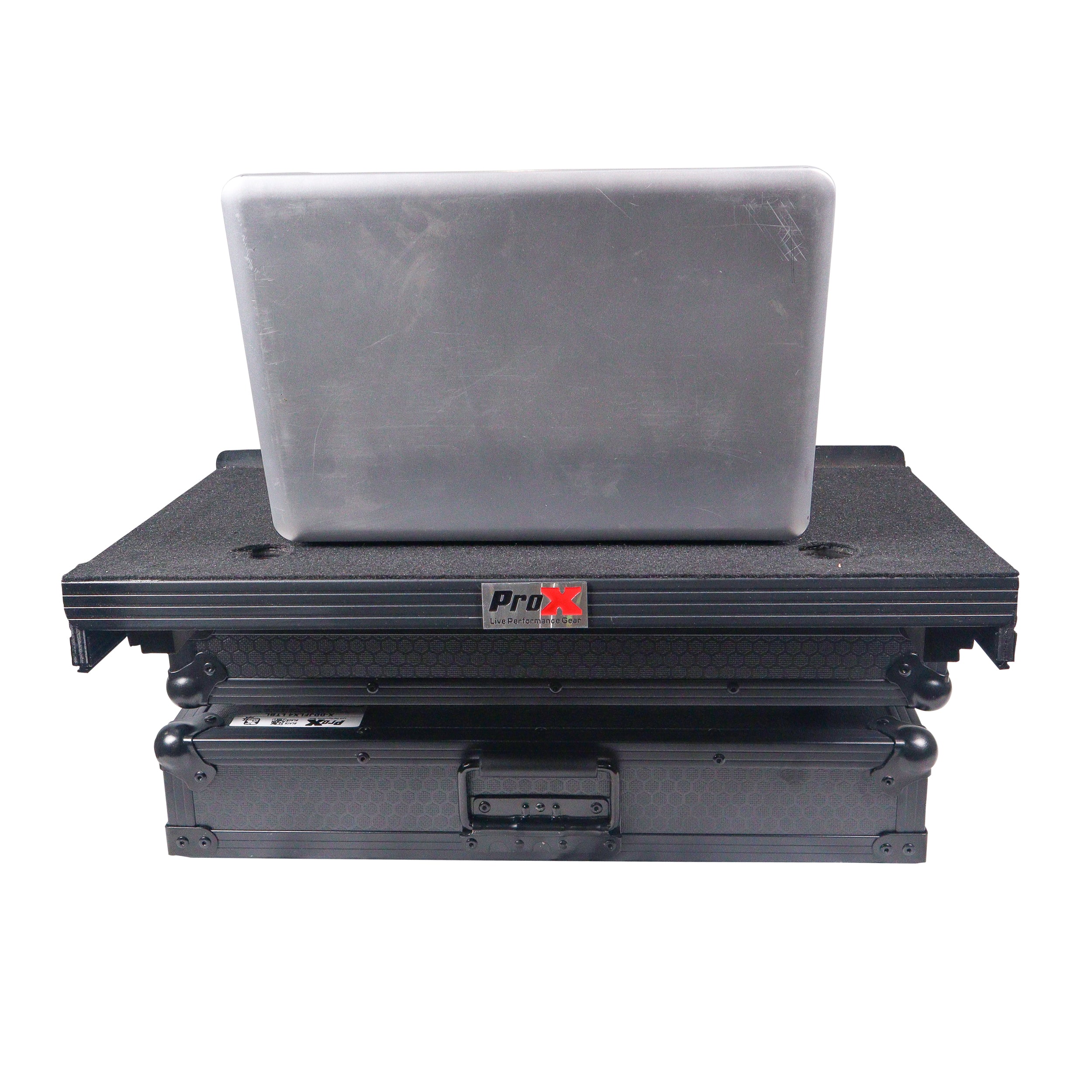 ATA Flight Road Case For Pioneer DDJ-FLX4 DDJ-SB3 DDJ-400 DJ Controller with Laptop Shelf - Black Finish