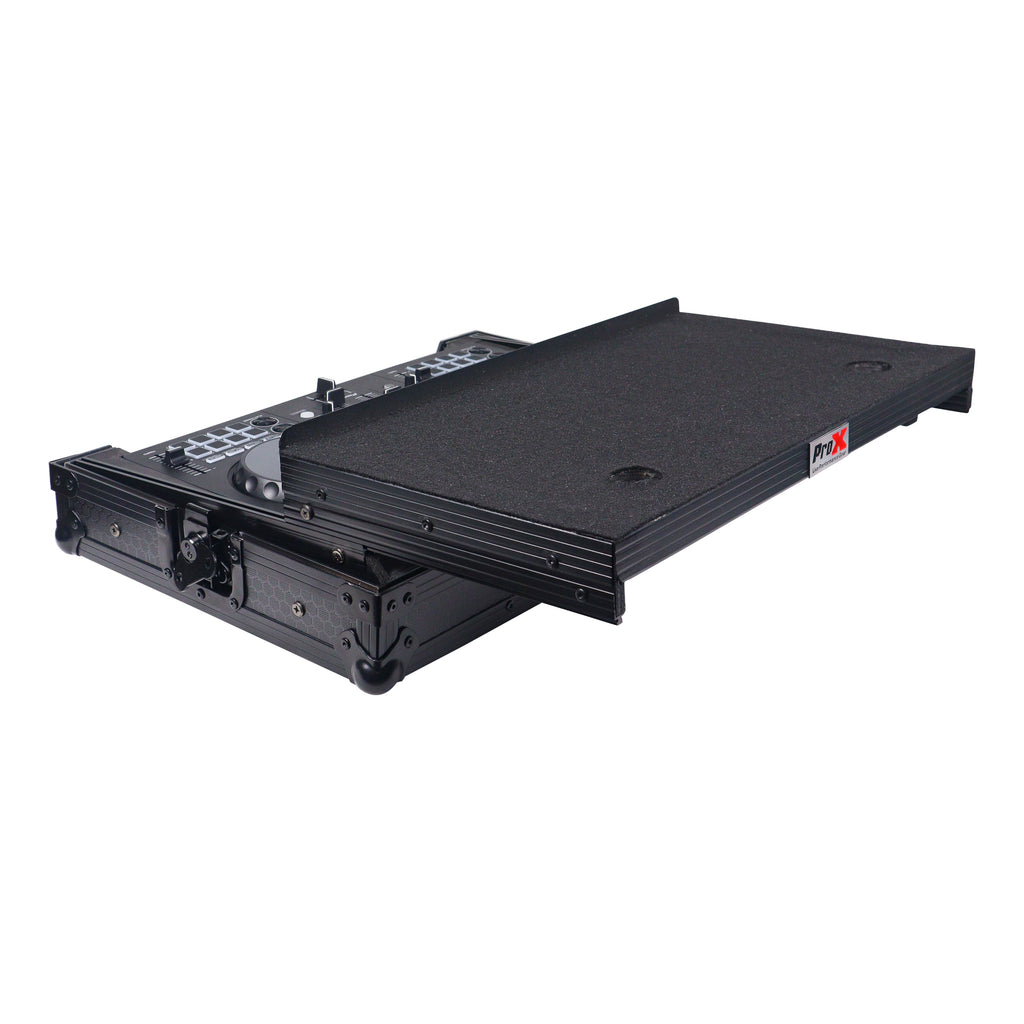 ATA Flight Road Case For Pioneer DDJ-FLX4 DDJ-SB3 DDJ-400 DJ Controller with Laptop Shelf - Black Finish