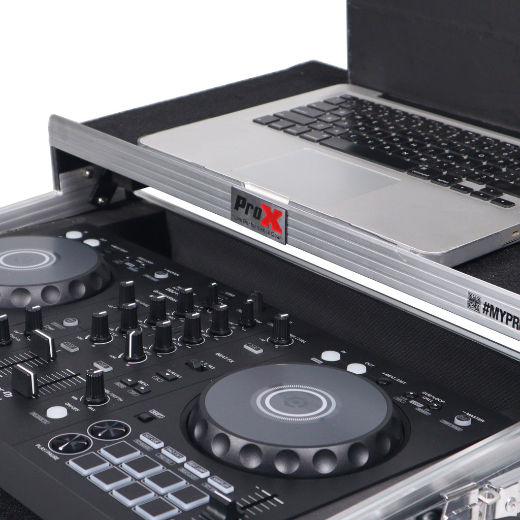 ATA Flight Road Case For Pioneer DDJ-FLX4 DDJ-400 DDJ-SB3 DJ Controller with Laptop Shelf
