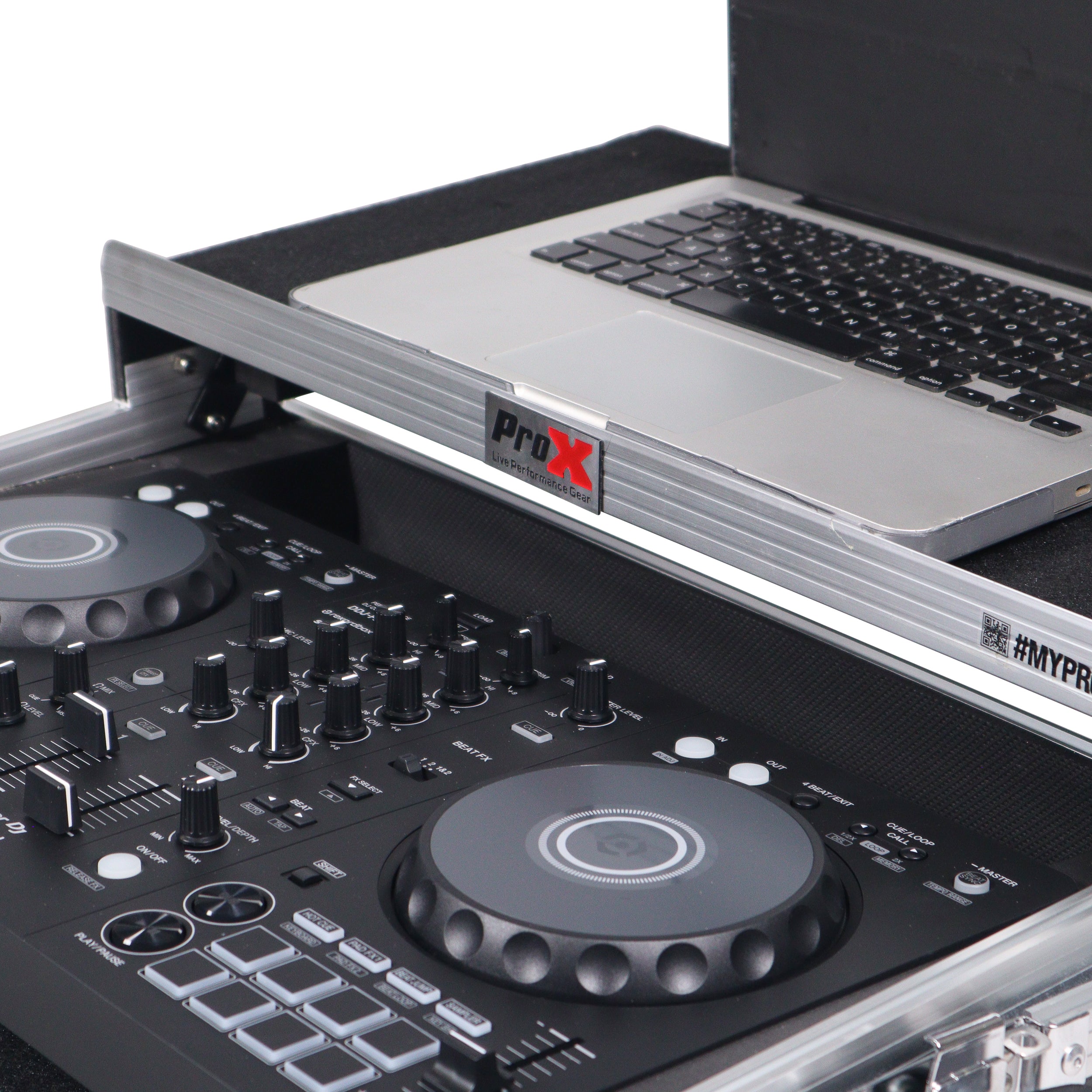 ATA Flight Road Case For Pioneer DDJ-FLX4 DDJ-400 DDJ-SB3 DJ Controller with Laptop Shelf