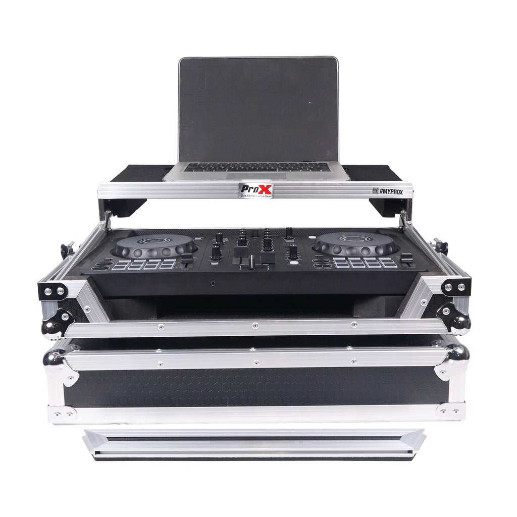 ATA Flight Road Case For Pioneer DDJ-FLX4 DDJ-400 DDJ-SB3 DJ Controller with Laptop Shelf