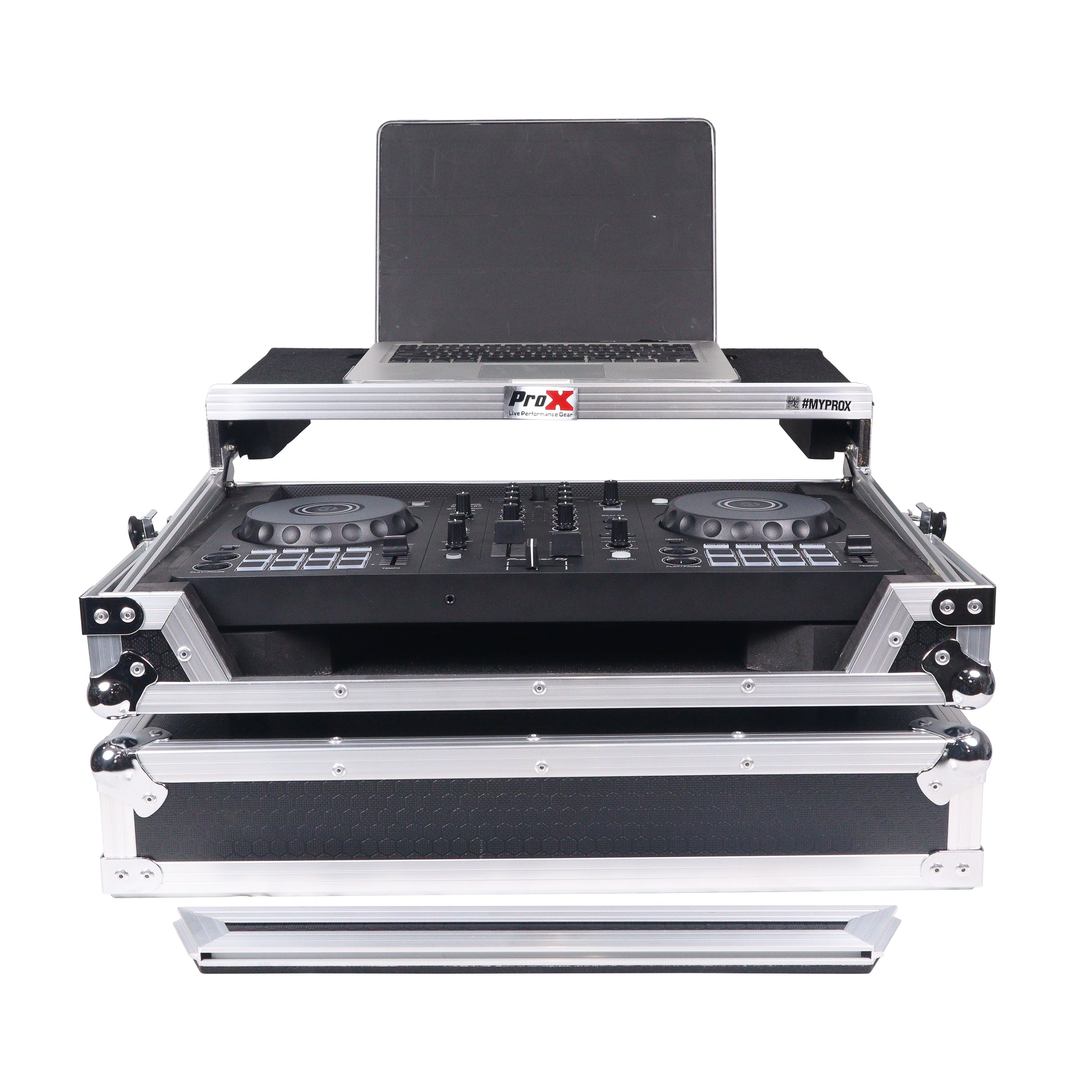 ATA Flight Road Case For Pioneer DDJ-FLX4 DDJ-400 DDJ-SB3 DJ Controller with Laptop Shelf