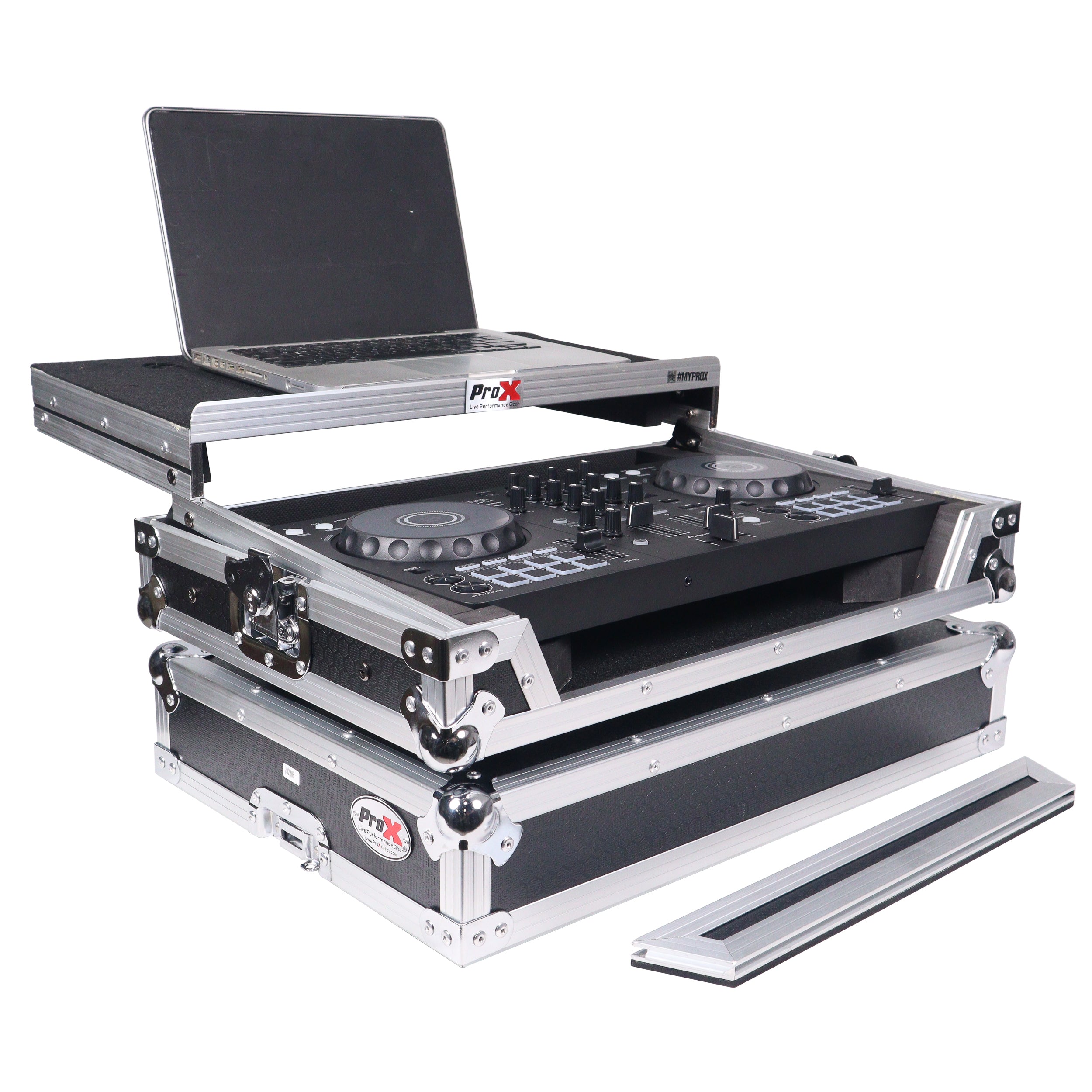 ATA Flight Road Case For Pioneer DDJ-FLX4 DDJ-400 DDJ-SB3 DJ Controller with Laptop Shelf