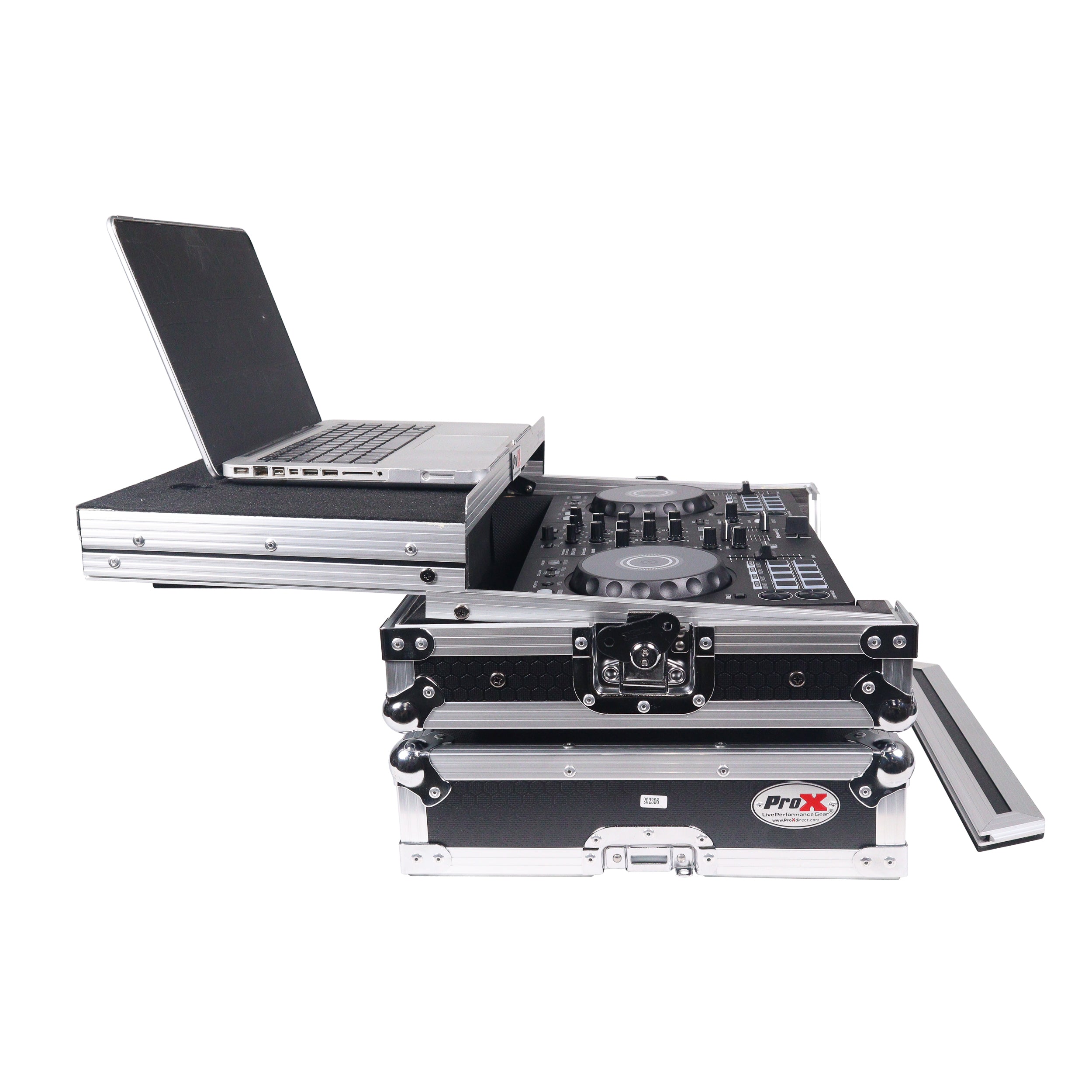 ATA Flight Road Case For Pioneer DDJ-FLX4 DDJ-400 DDJ-SB3 DJ Controller with Laptop Shelf