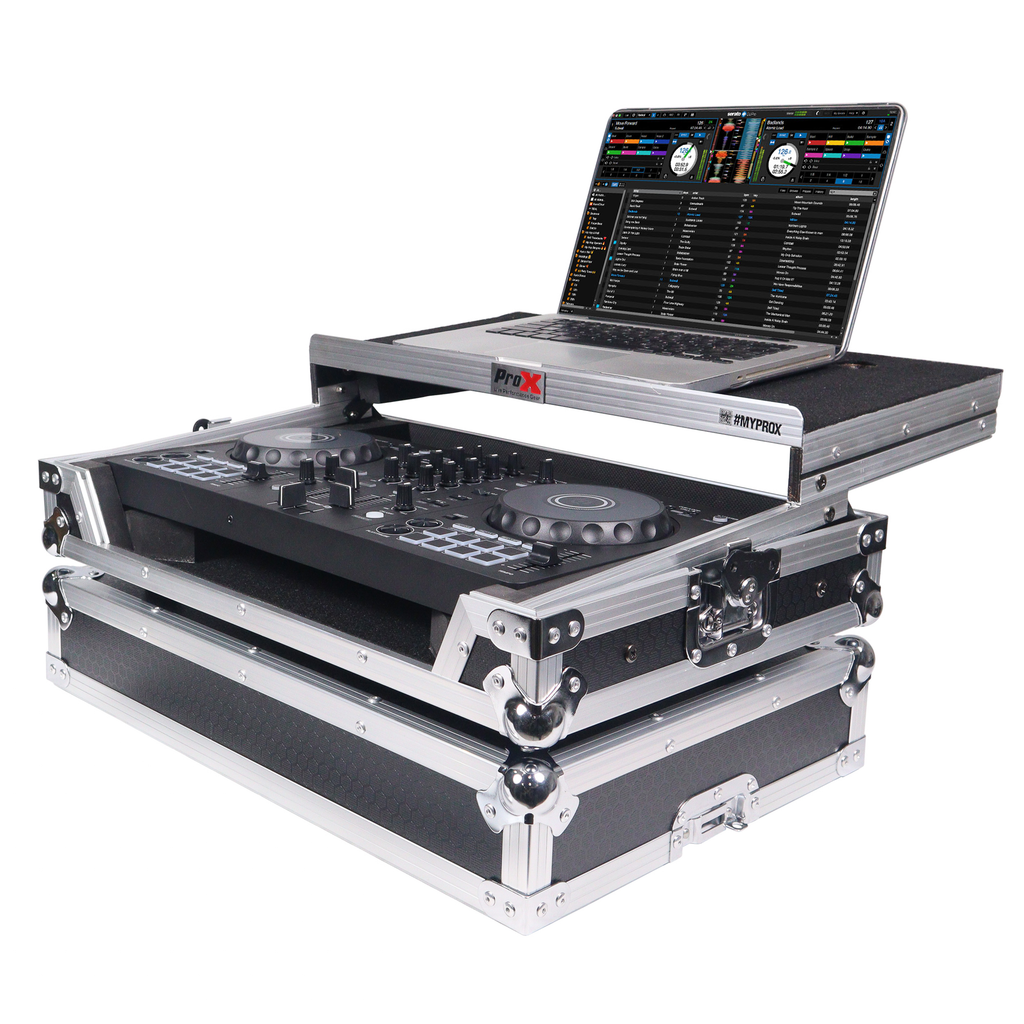 ATA Flight Road Case For Pioneer DDJ-FLX4 DDJ-400 DDJ-SB3 DJ Controller with Laptop Shelf