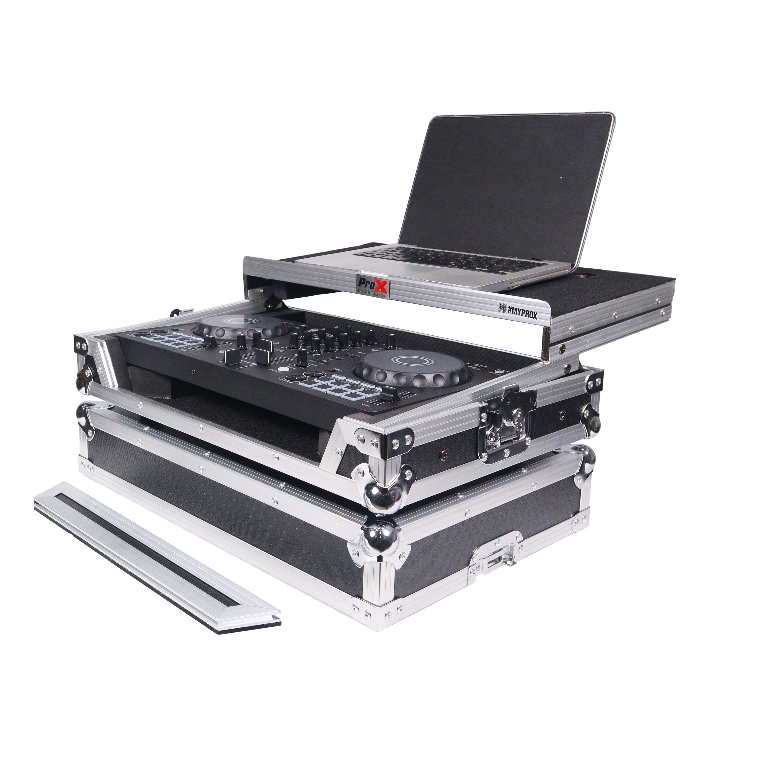 ATA Flight Road Case For Pioneer DDJ-FLX4 DDJ-400 DDJ-SB3 DJ Controller with Laptop Shelf