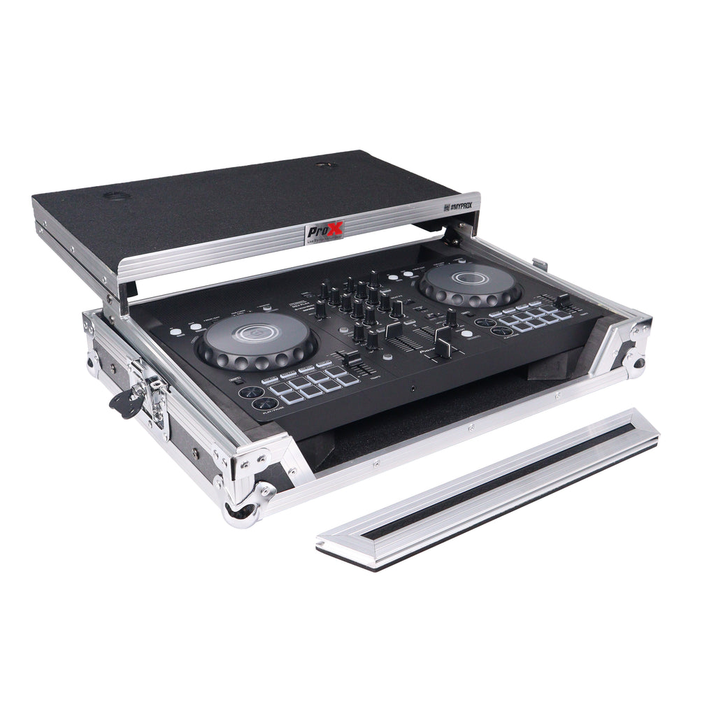 ATA Flight Road Case For Pioneer DDJ-FLX4 DDJ-400 DDJ-SB3 DJ Controller with Laptop Shelf