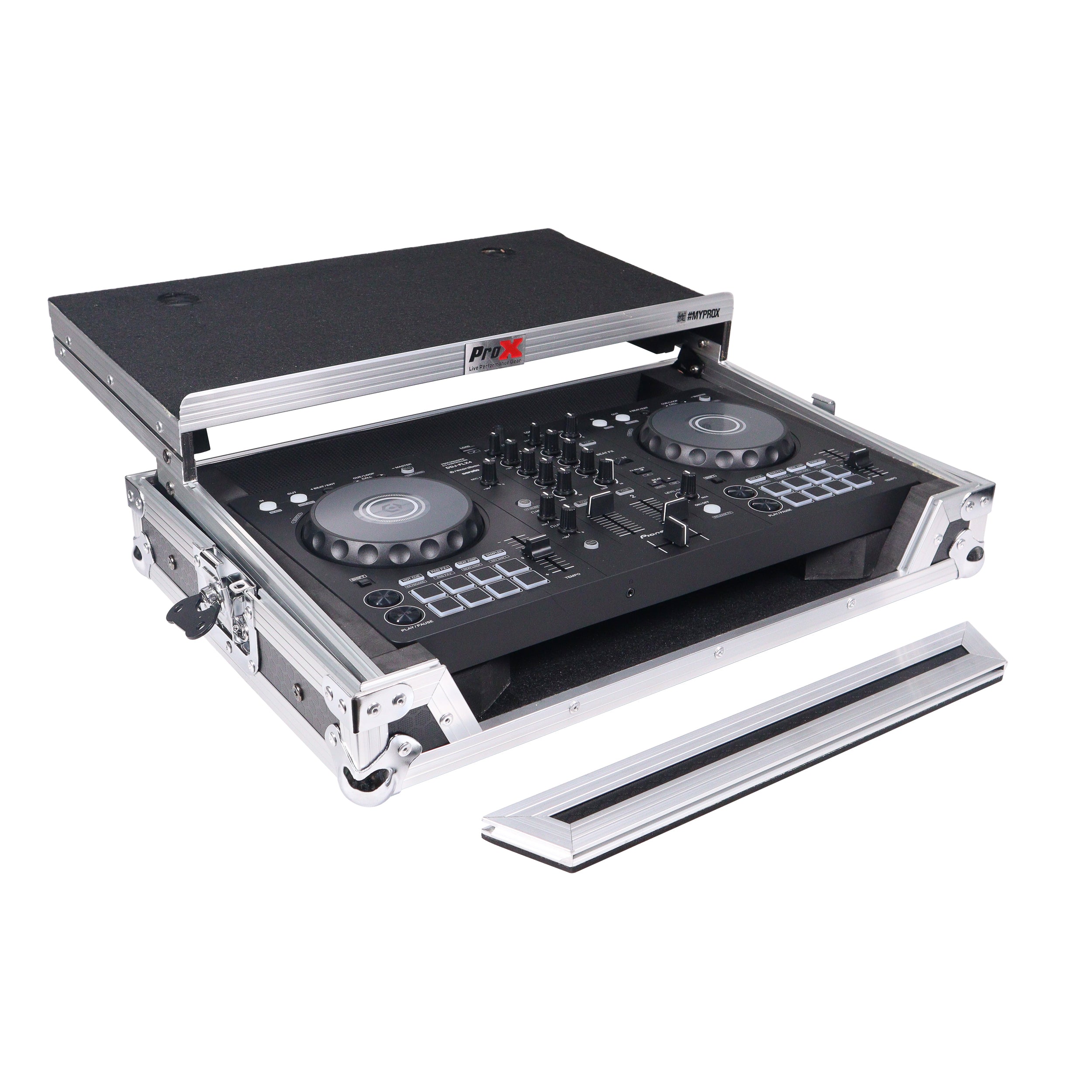 ATA Flight Road Case For Pioneer DDJ-FLX4 DDJ-400 DDJ-SB3 DJ Controller with Laptop Shelf