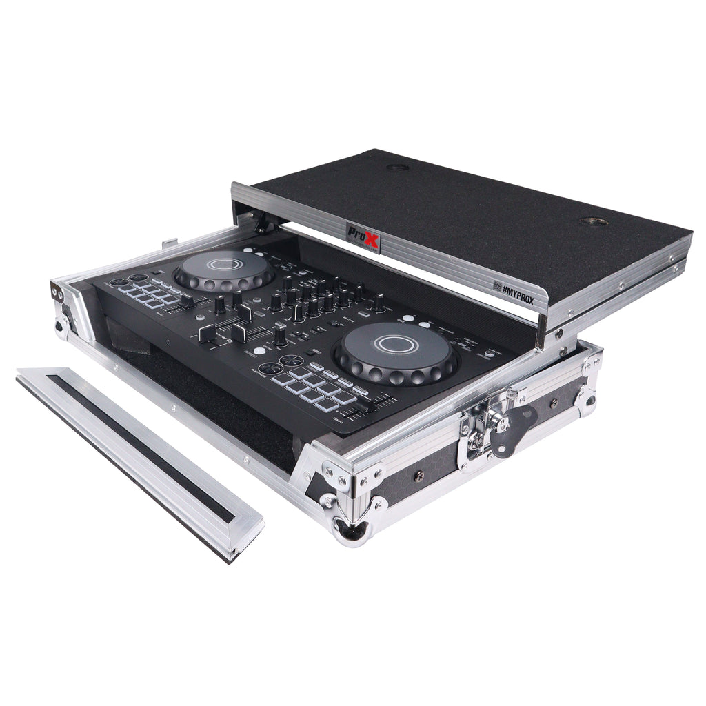 ATA Flight Road Case For Pioneer DDJ-FLX4 DDJ-400 DDJ-SB3 DJ Controller with Laptop Shelf