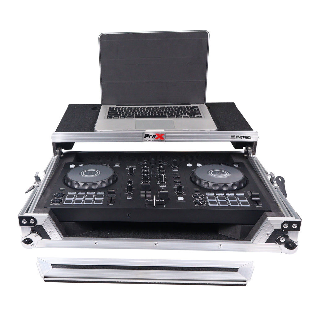ATA Flight Road Case For Pioneer DDJ-FLX4 DDJ-400 DDJ-SB3 DJ Controller with Laptop Shelf