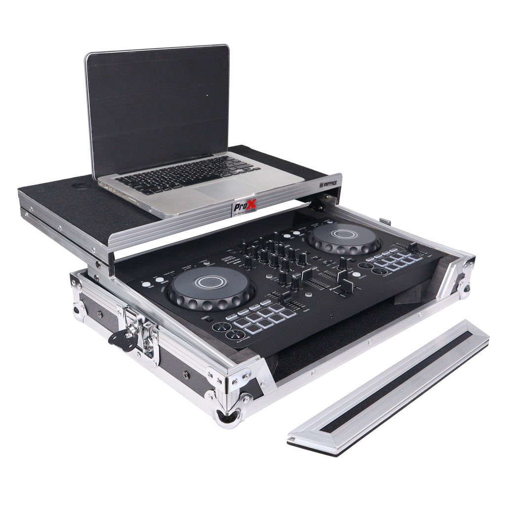 ATA Flight Road Case For Pioneer DDJ-FLX4 DDJ-400 DDJ-SB3 DJ Controller with Laptop Shelf