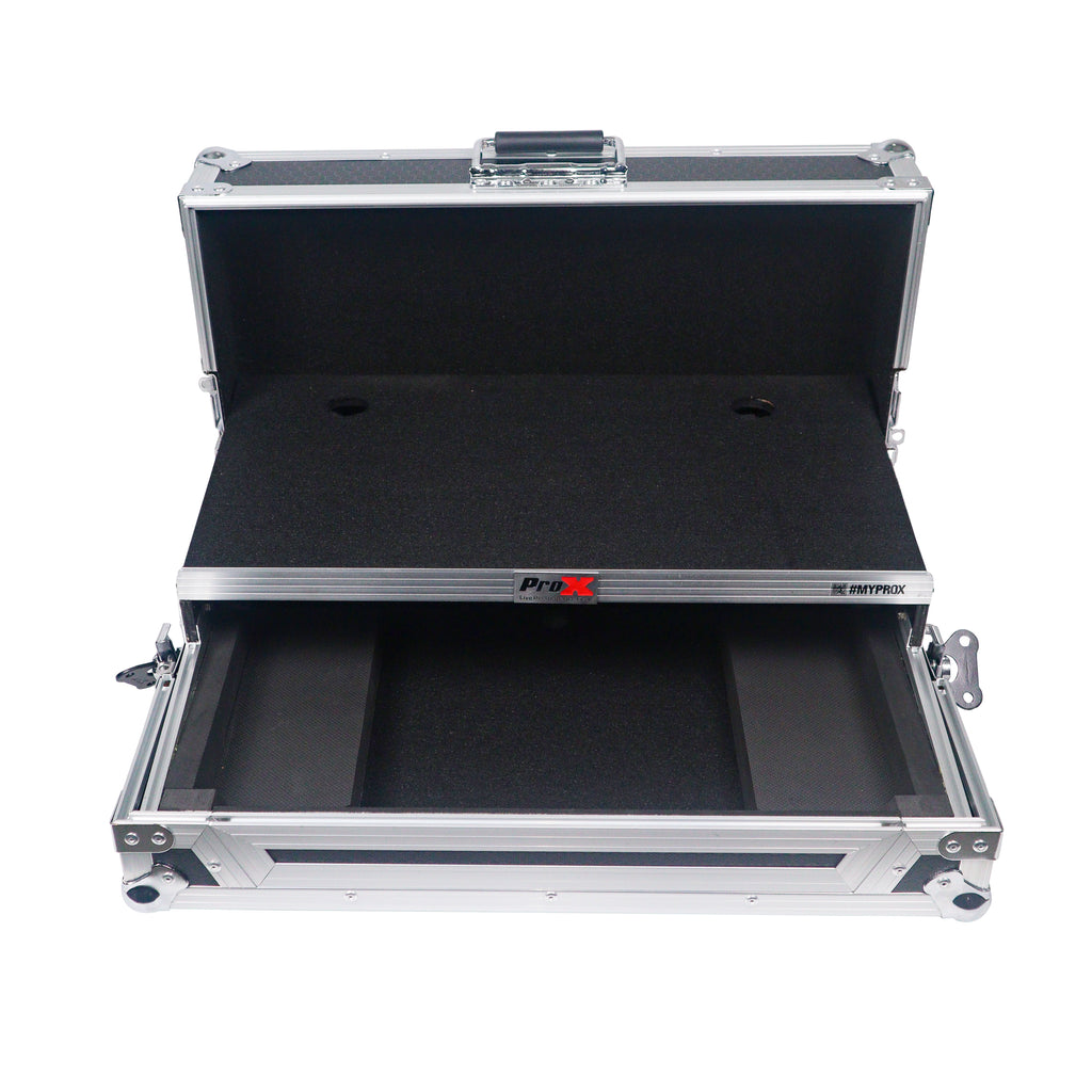 ATA Flight Road Case For Pioneer DDJ-FLX4 DDJ-400 DDJ-SB3 DJ Controller with Laptop Shelf
