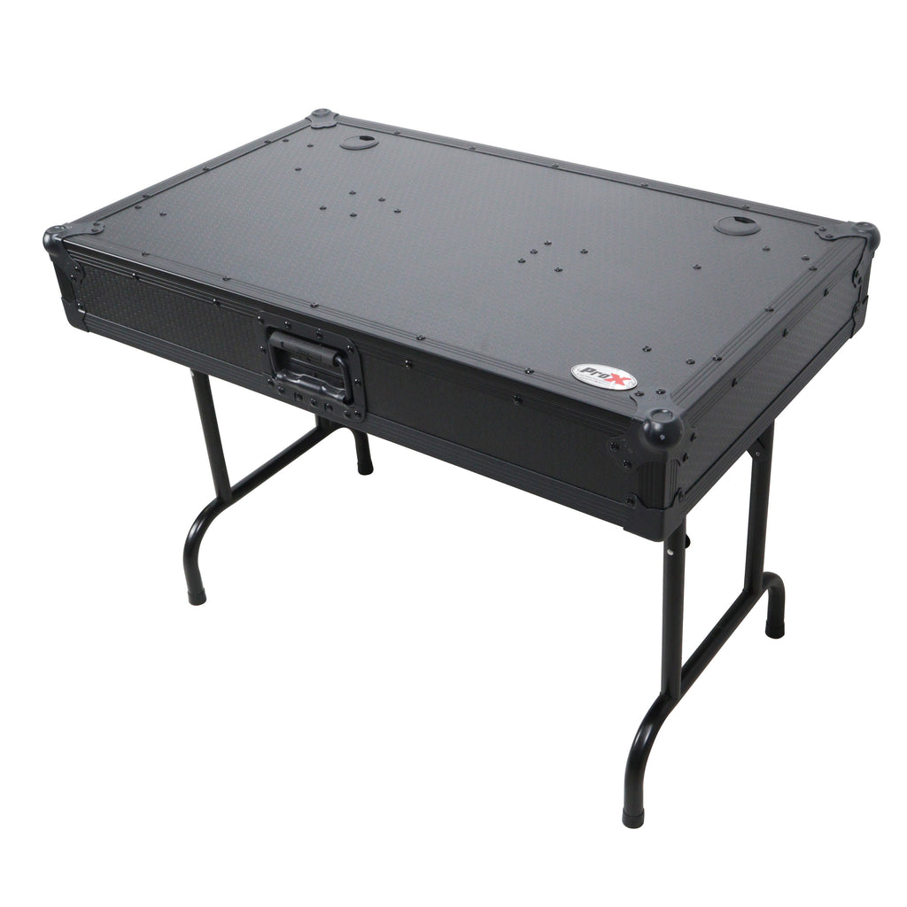 3FT Gig-Table™ Universal Fold Out DJ Booth 26" Floor Height | Black Finish
