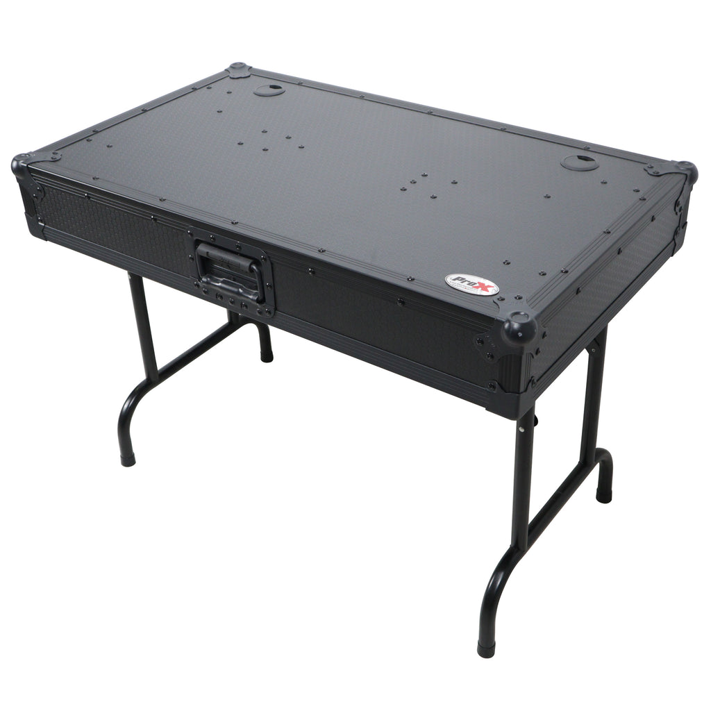 3FT Gig-Table™ Universal Fold Out DJ Booth 26" Floor Height | Black Finish