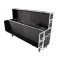 Universal Case For Flat Panel Monitor LED-LCD-Plasma TV Dual 70" to 85" Adjustable Flight Case W-4" Casters