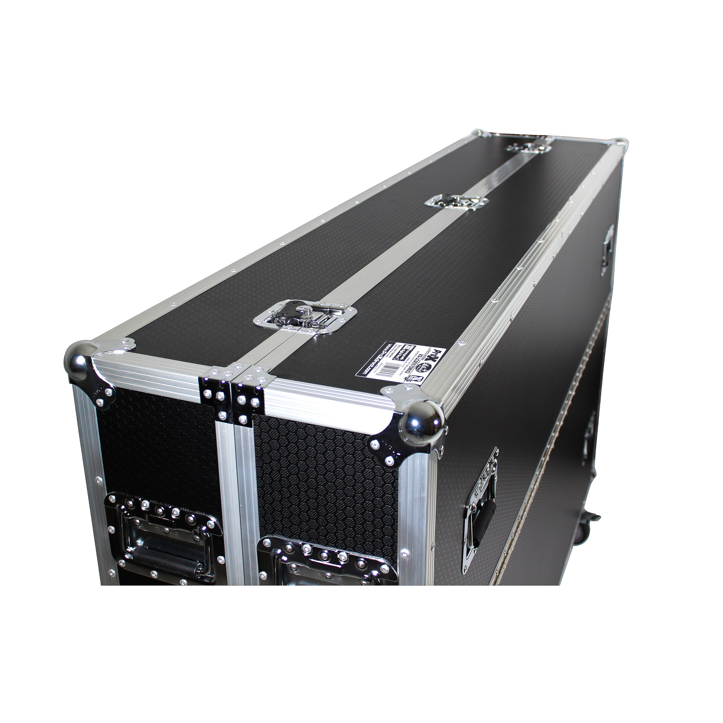 Universal Case For Flat Panel Monitor LED-LCD-Plasma TV Dual 70" to 85" Adjustable Flight Case W-4" Casters