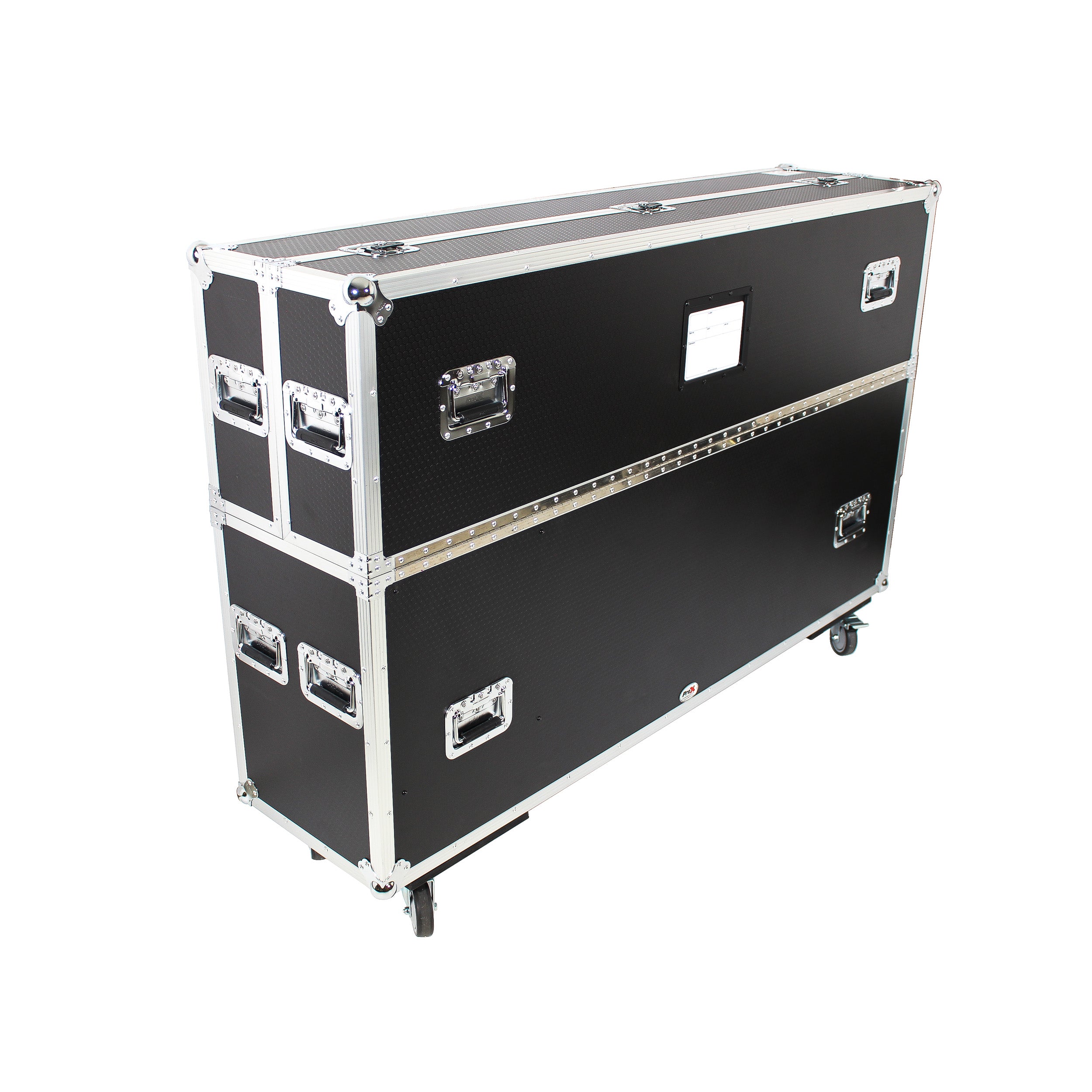 Universal Case For Flat Panel Monitor LED-LCD-Plasma TV Dual 70" to 85" Adjustable Flight Case W-4" Casters