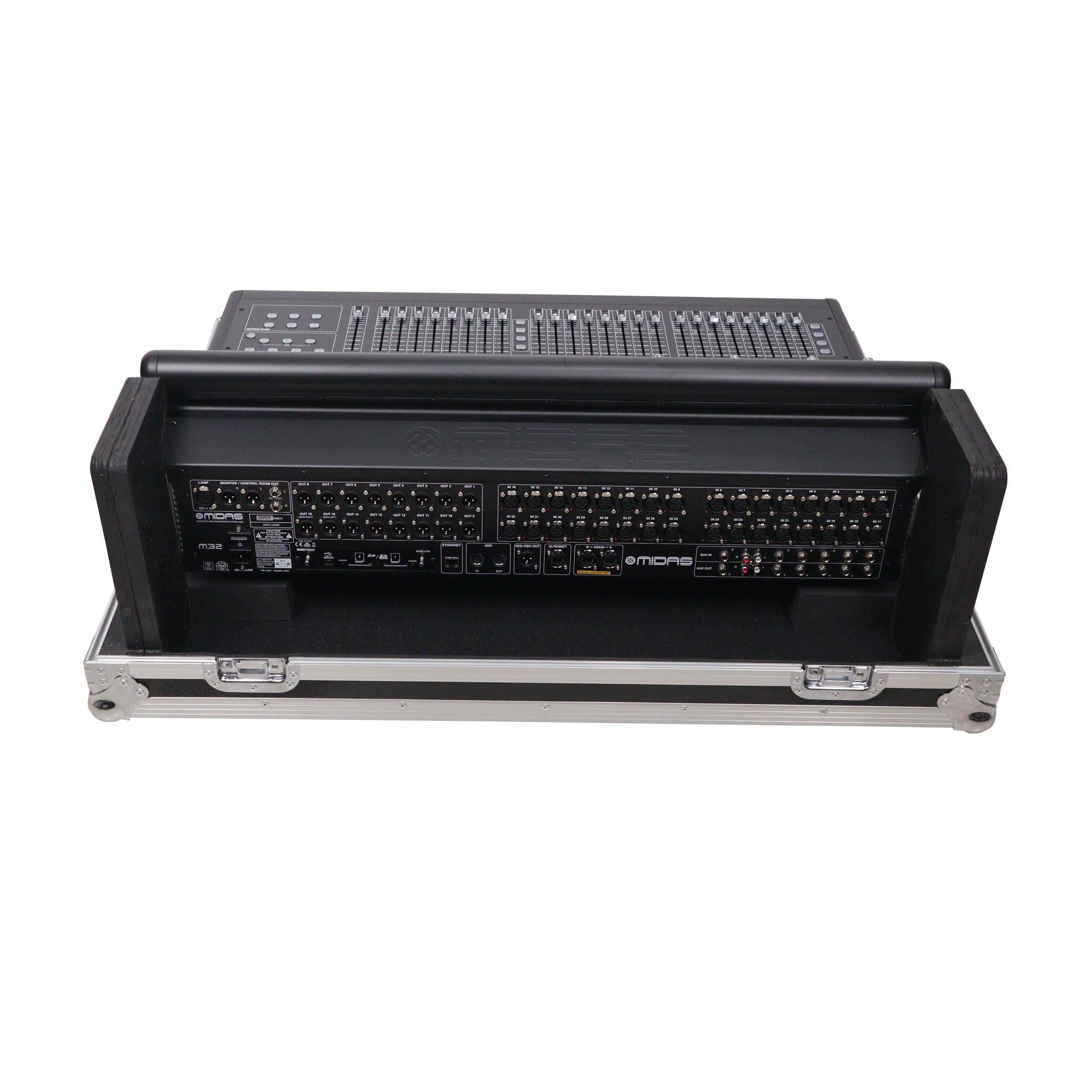 ATA-300 Flight Style Road Case For Midas M32 Digital Mixer Console with Wheels