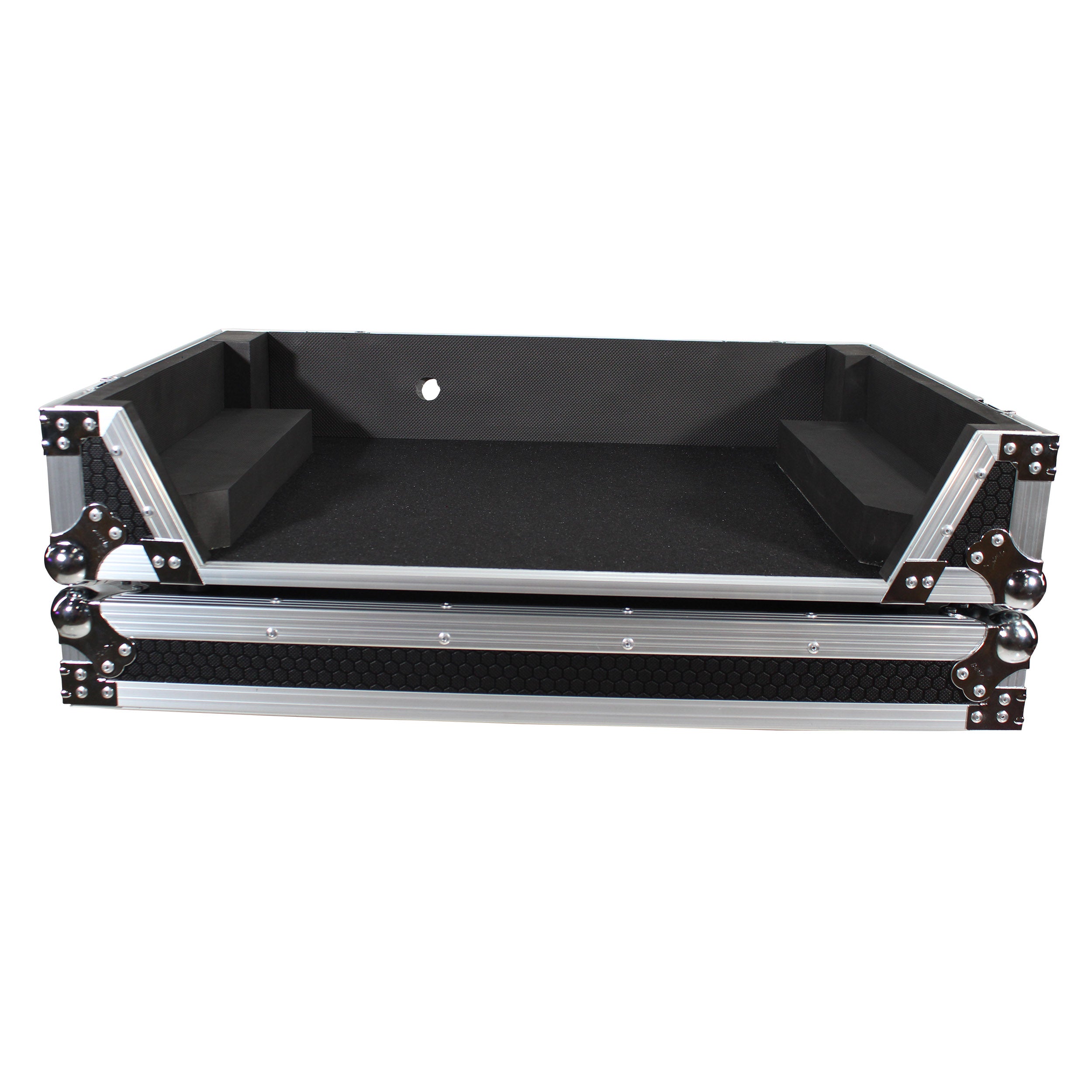 ATA Flight Case For Denon PRIME 4 DJ Controller with 1U Rack Space and Wheels