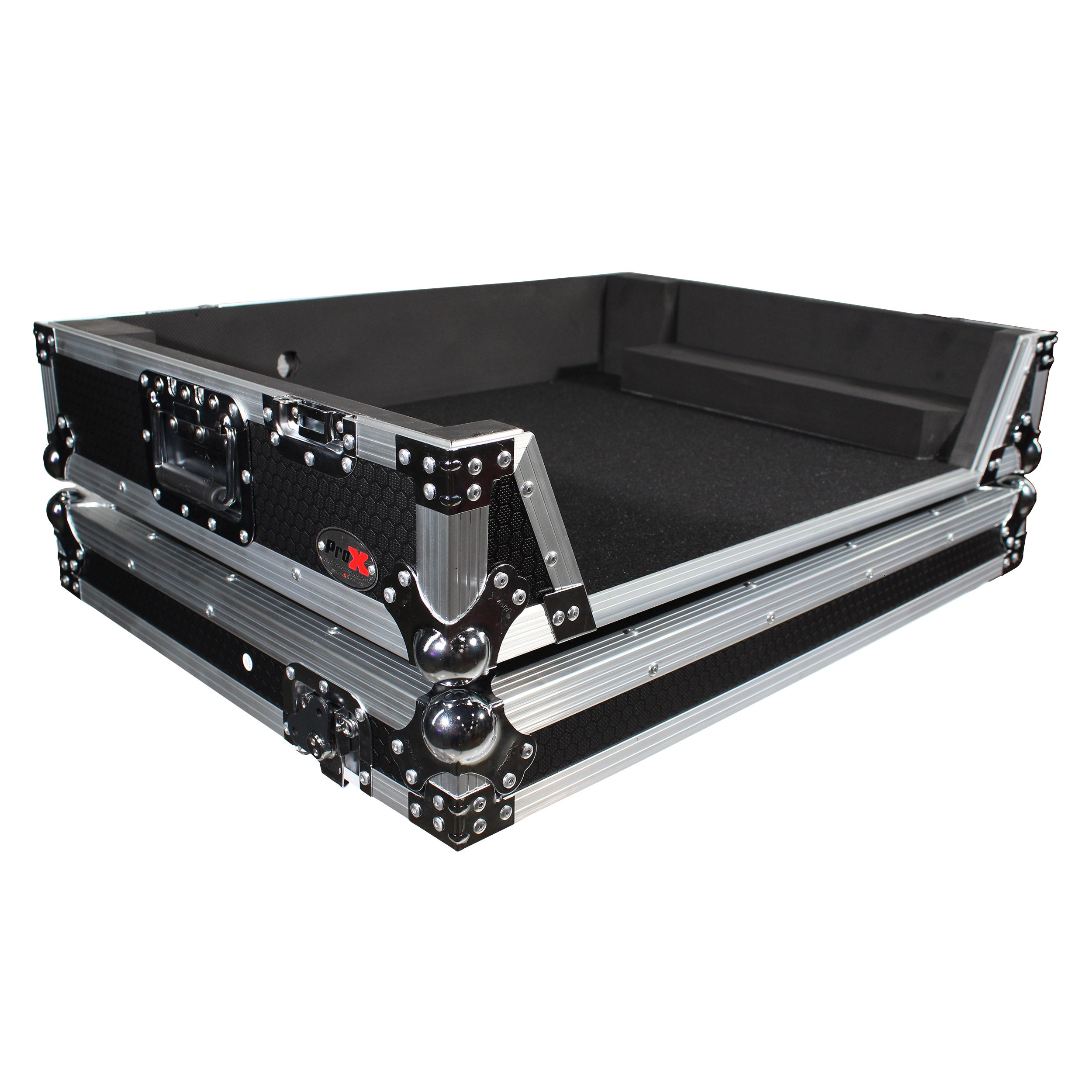 ATA Flight Case For Denon PRIME 4 DJ Controller with 1U Rack Space and Wheels
