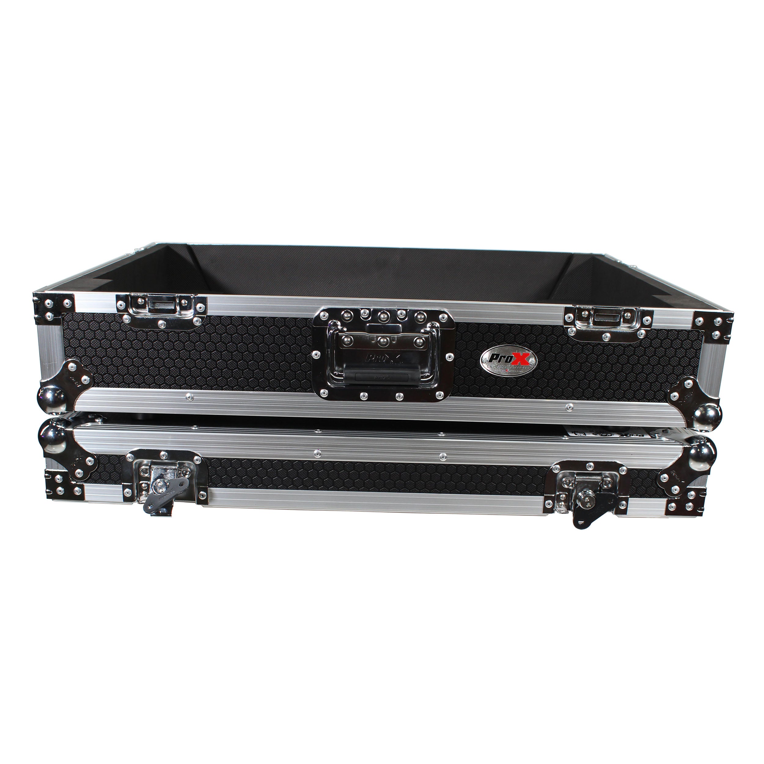 ATA Flight Case For Denon PRIME 4 DJ Controller with 1U Rack Space and Wheels