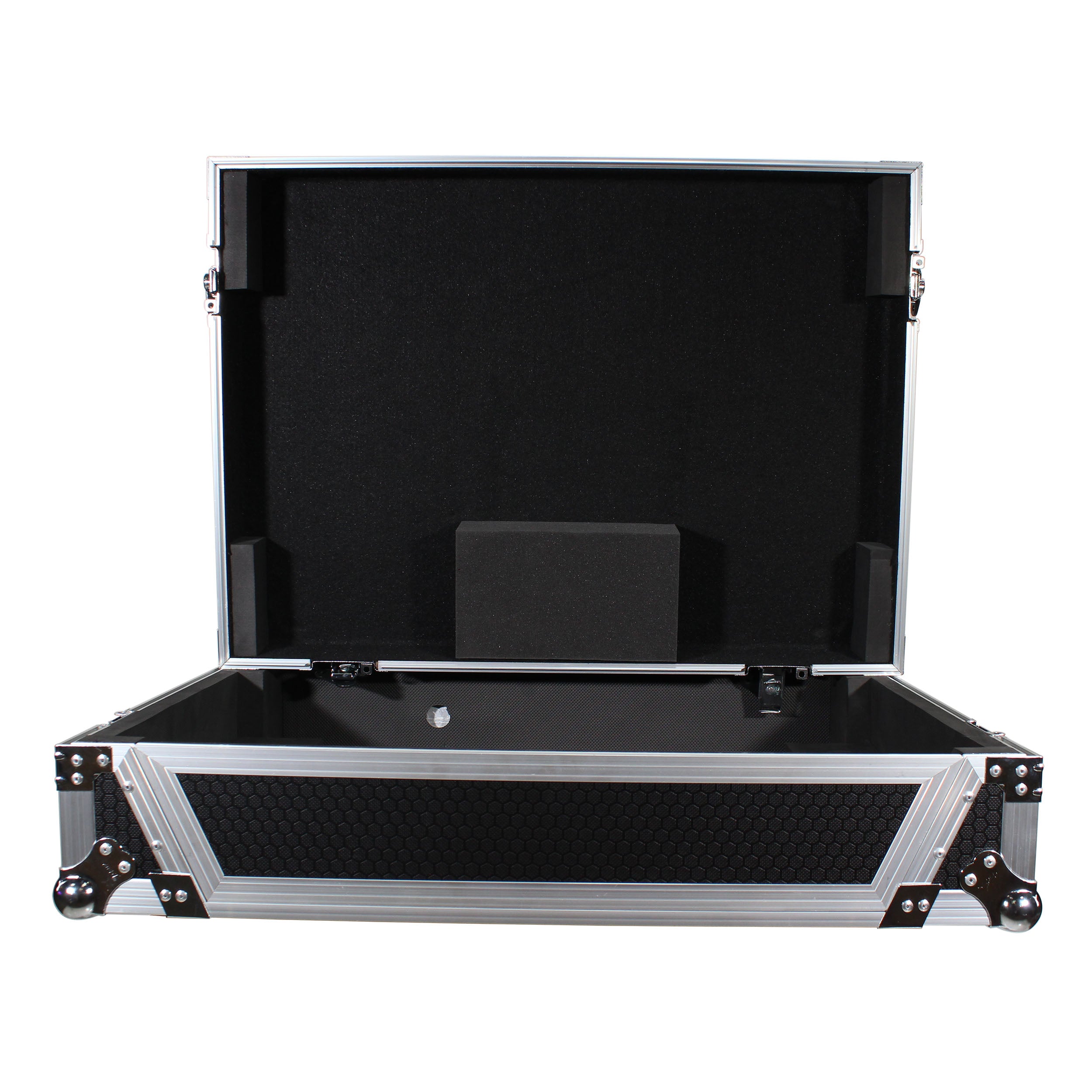 ATA Flight Case For Denon PRIME 4 DJ Controller with 1U Rack Space and Wheels