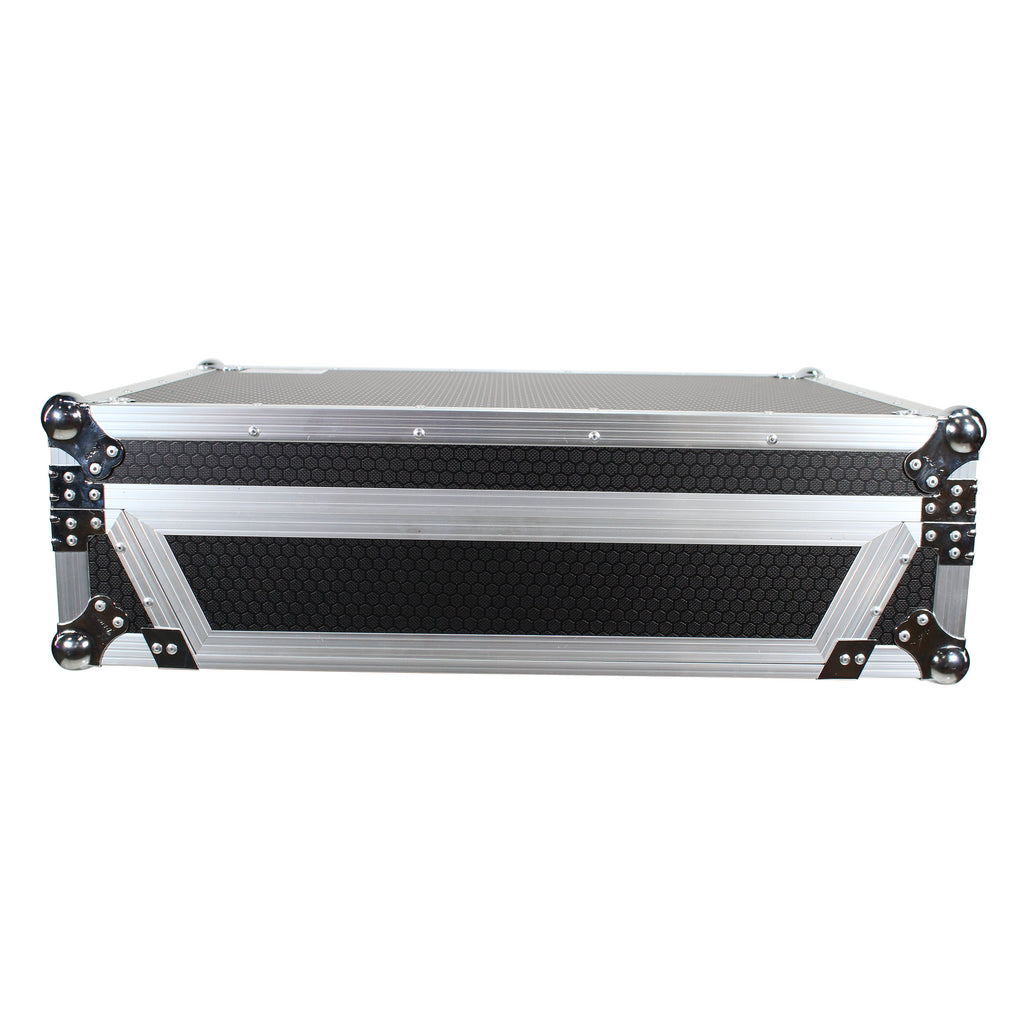 ATA Flight Case For Denon PRIME 4 DJ Controller with 1U Rack Space and Wheels