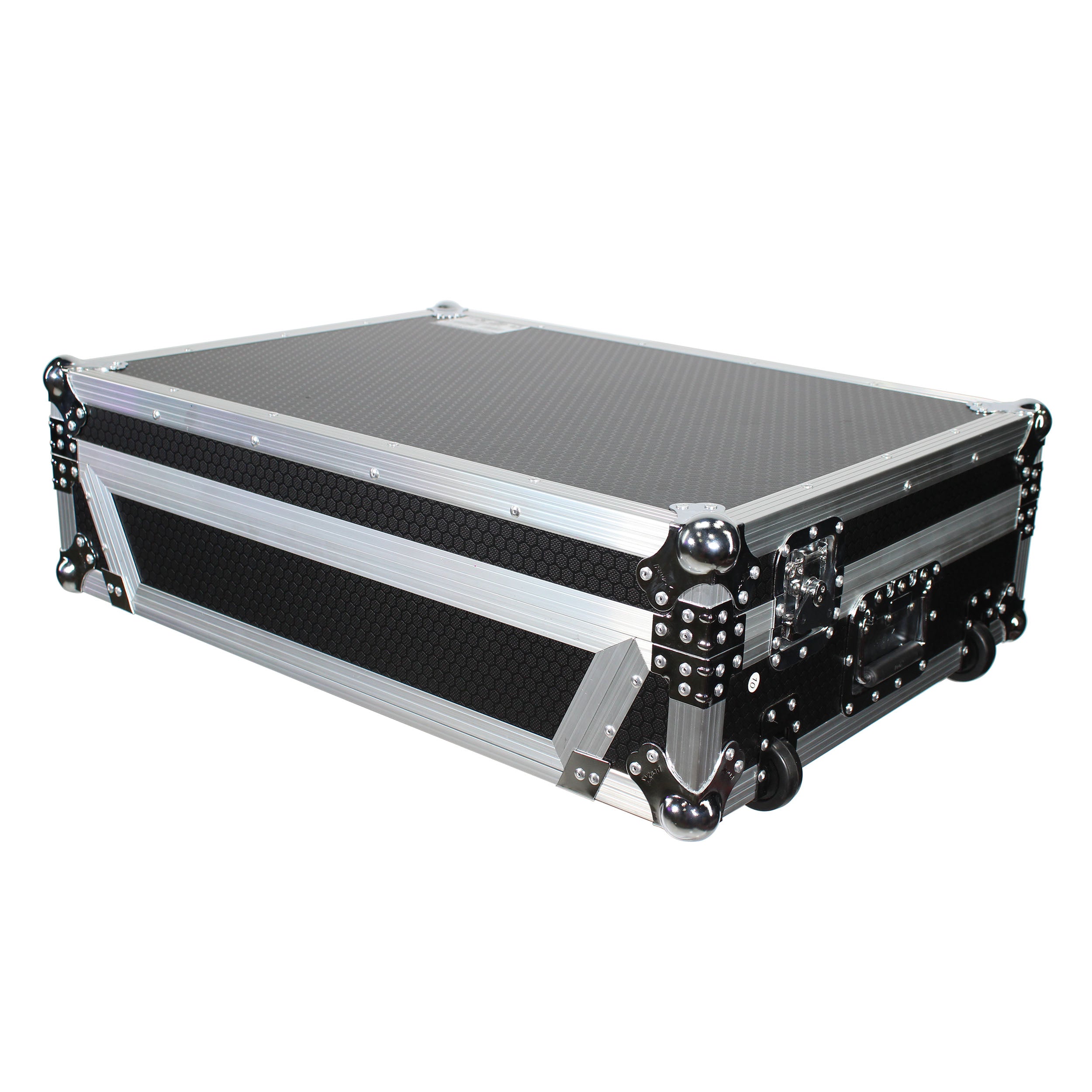 ATA Flight Case For Denon PRIME 4 DJ Controller with 1U Rack Space and Wheels