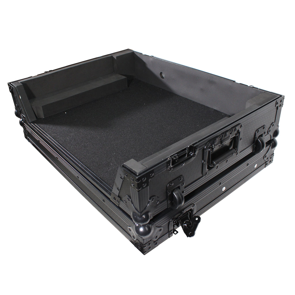 ATA Flight Case For Pioneer PRIME 4 MK2 DJ Controller with 1U Rack Space and Wheels
